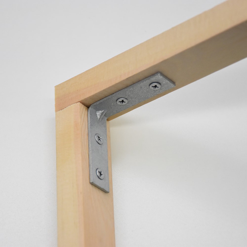 slide 4 of 4, RELIABILT 2-in x 0.625-in x 2-in 1.8 -Gauge Galvanized Steel Corner brace 2 -Pack, 1 ct