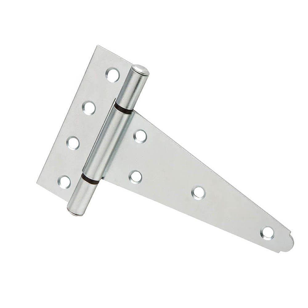 slide 5 of 6, RELIABILT 8-in H Zinc Plated T-shaped Interior/Exterior Door Hinge, 1 ct