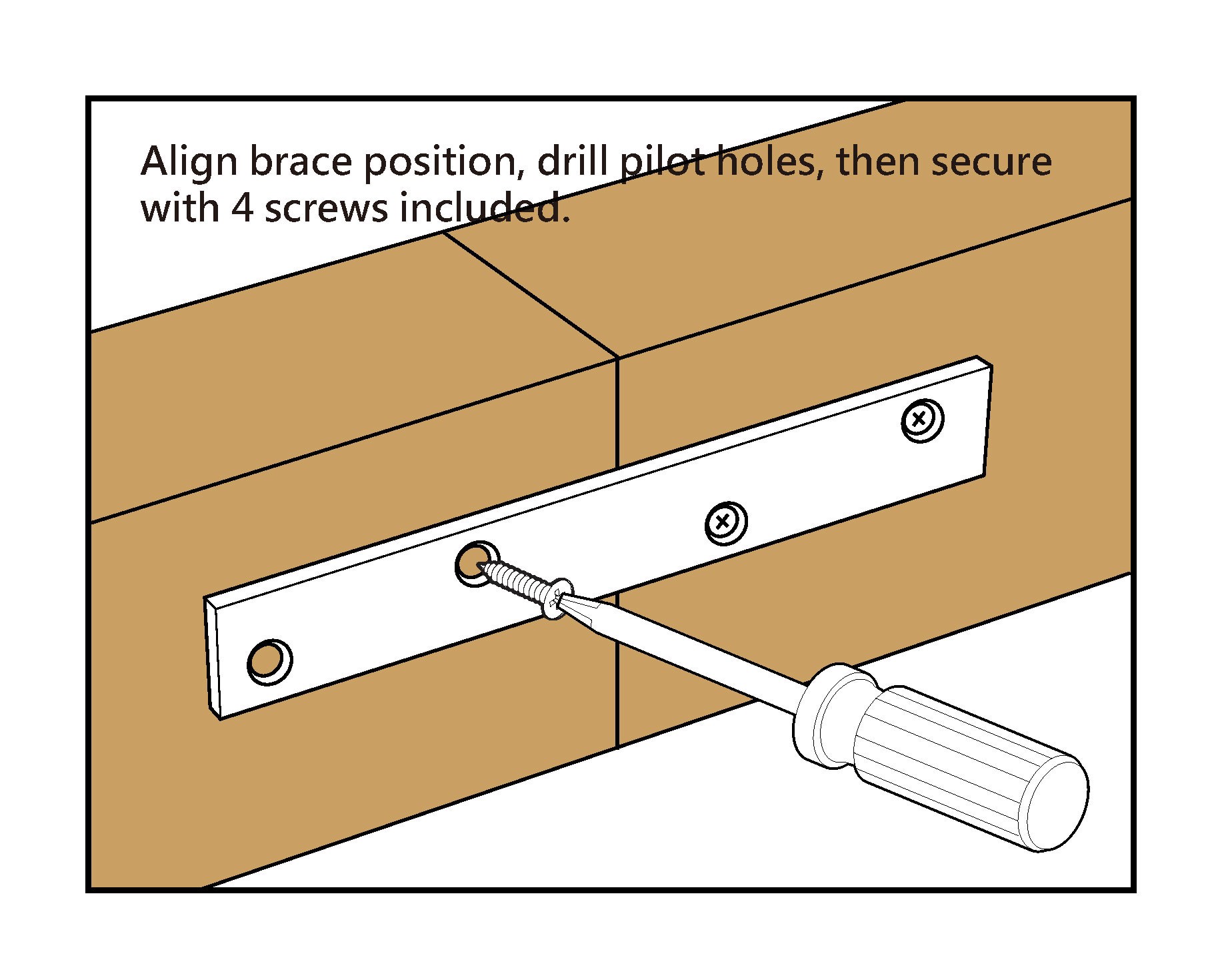 slide 2 of 4, RELIABILT 3-in x 0.75-in x 0.071-in 1.8 -Gauge Zinc-plated Steel Mending brace 4 -Pack, 1 ct
