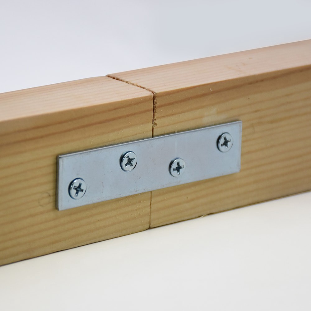 slide 4 of 4, RELIABILT 3-in x 0.75-in x 0.071-in 1.8 -Gauge Zinc-plated Steel Mending brace 4 -Pack, 1 ct