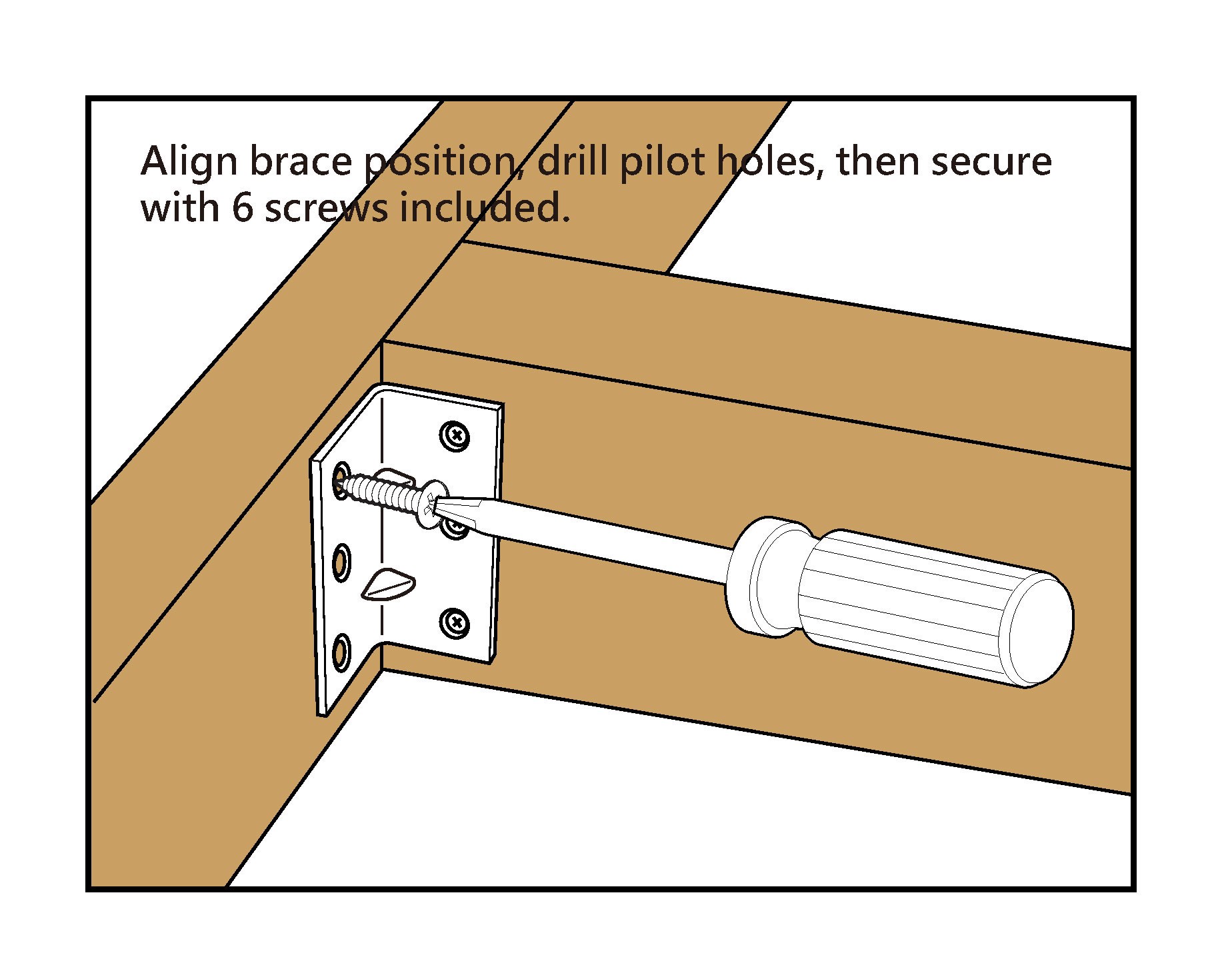 slide 2 of 4, RELIABILT 2.5-in x 0.75-in x 0.75-in 1 -Gauge Zinc-plated Steel Corner brace 4 -Pack, 1 ct