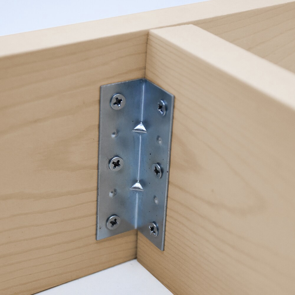 slide 4 of 4, RELIABILT 2.5-in x 0.75-in x 0.75-in 1 -Gauge Zinc-plated Steel Corner brace 4 -Pack, 1 ct