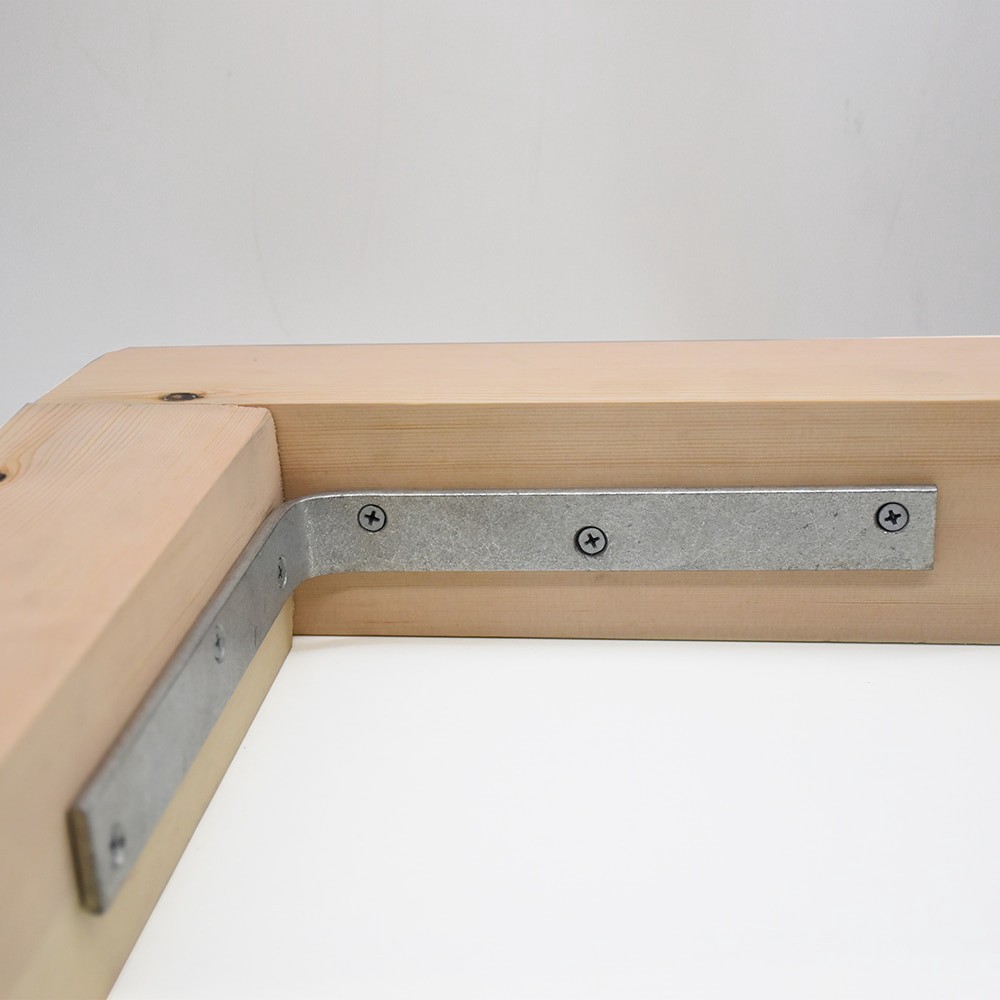 slide 4 of 4, RELIABILT 8-in x 1.125-in x 8-in 5.3 -Gauge Galvanized Steel Corner brace, 1 ct