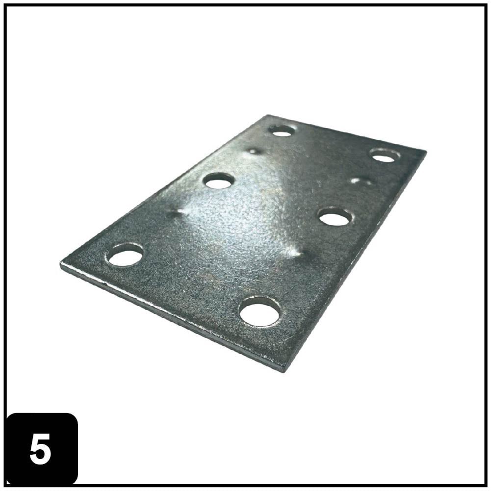 slide 6 of 6, RELIABILT 2.5-in x 1.42-in x 0.07-in 1.5 -Gauge Zinc-plated Steel Mending brace 4 -Pack, 1 ct