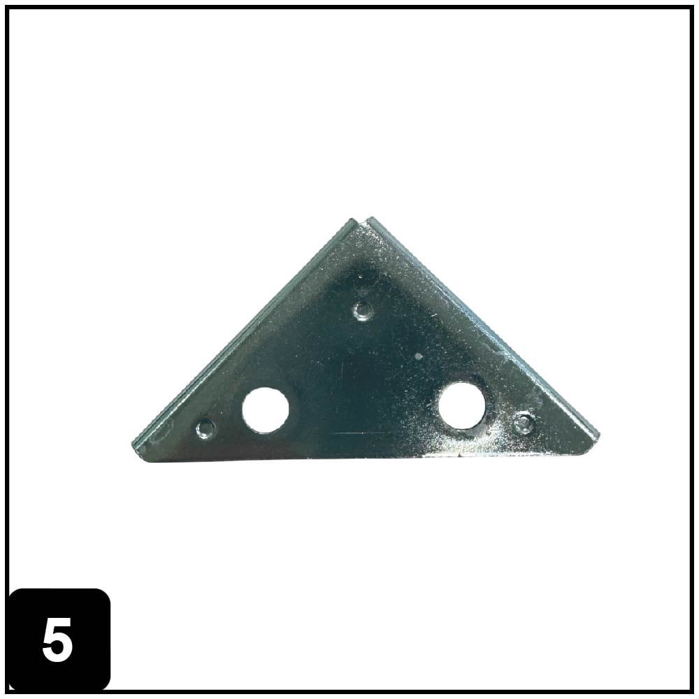 slide 5 of 6, RELIABILT 2-in x 2-in x 0.61-in 1.5 -Gauge Zinc-plated Steel Corner brace 2 -Pack, 1 ct