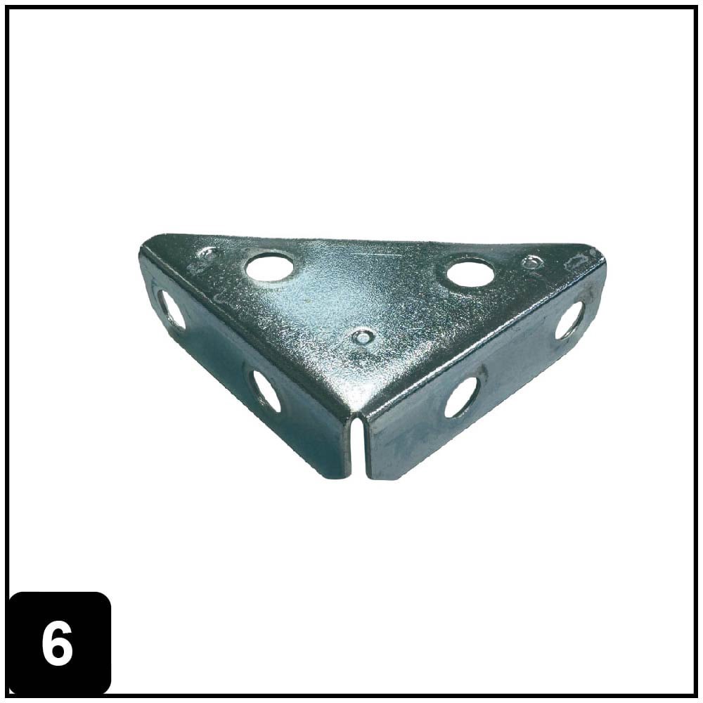 slide 6 of 6, RELIABILT 2-in x 2-in x 0.61-in 1.5 -Gauge Zinc-plated Steel Corner brace 2 -Pack, 1 ct