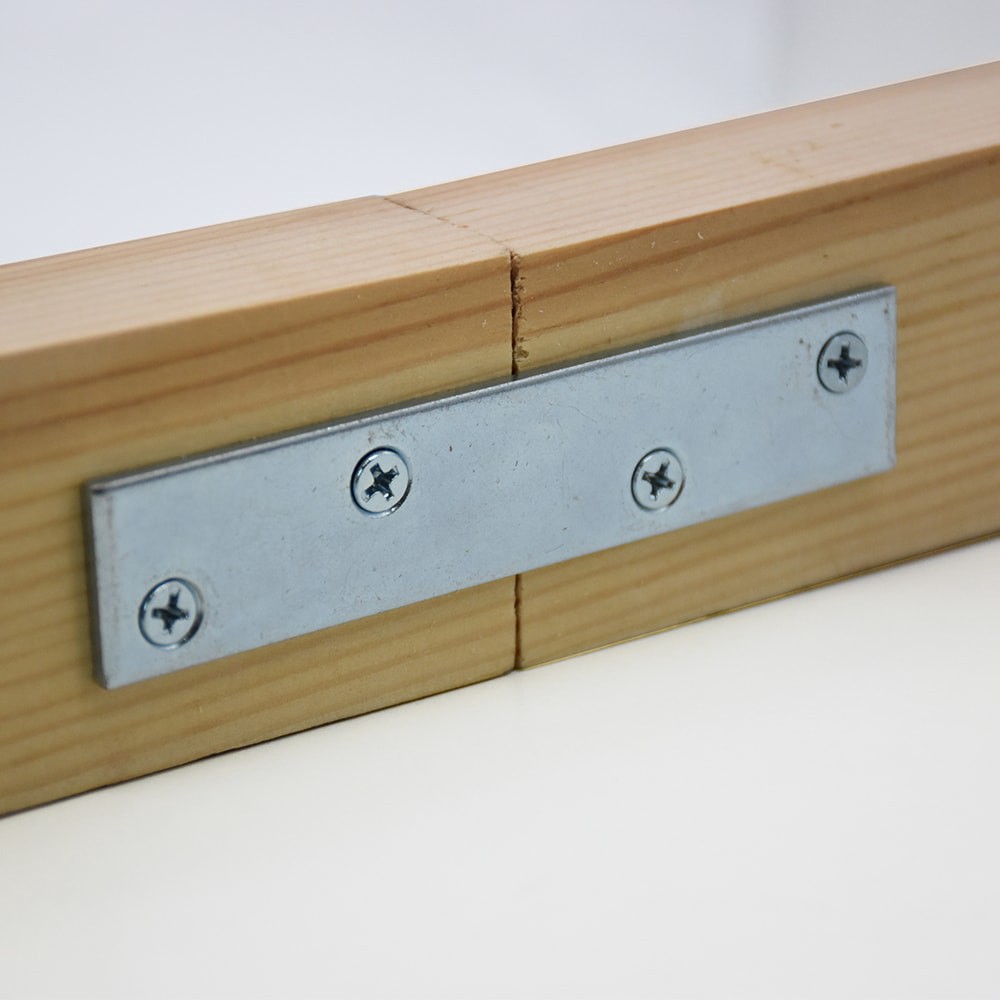 slide 4 of 4, RELIABILT 6-in x 1.125-in x 0.1-in 2.5 -Gauge Zinc-plated Steel Mending brace, 1 ct