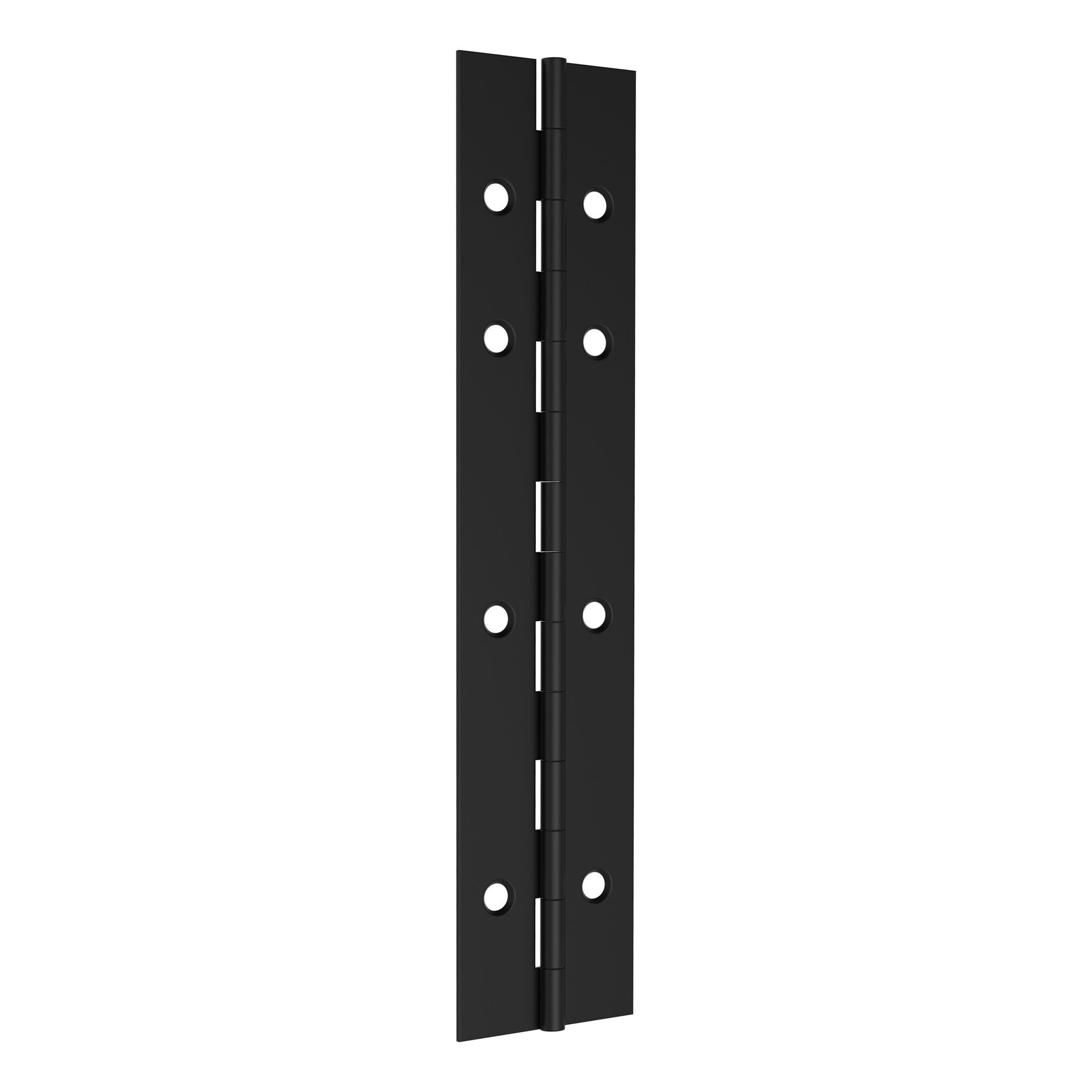 slide 1 of 6, RELIABILT 30-in H Square Black Piano/Continuous Interior Door Hinge, 1 ct