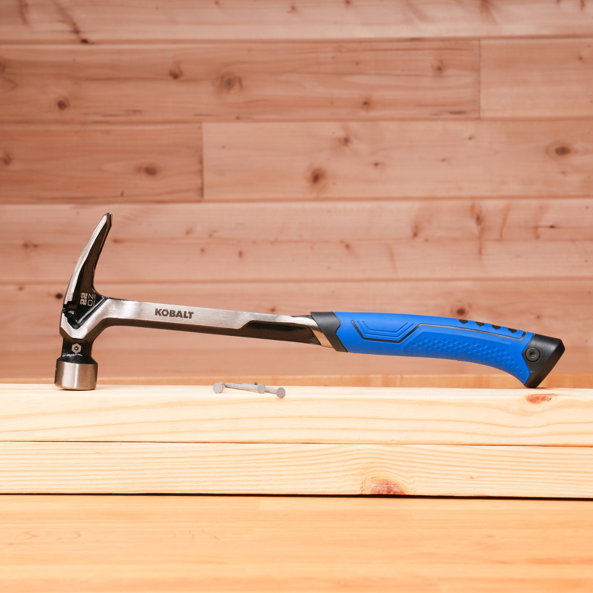 slide 4 of 6, Kobalt 22 -oz Steel Head Steel Handle Rip Claw hammer, 1 ct