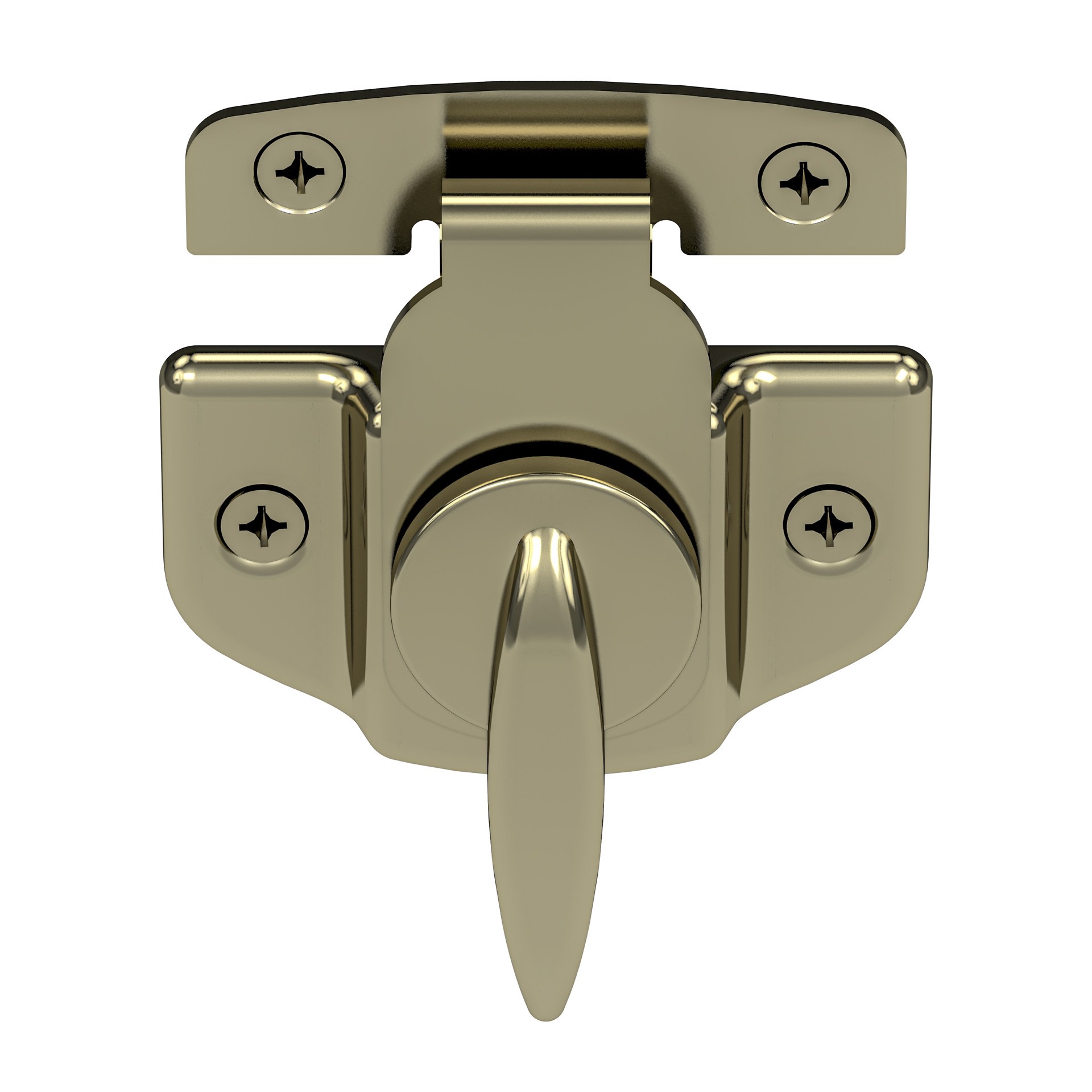 slide 3 of 4, RELIABILT Brass Steel Flush Bottom latch, 1 ct