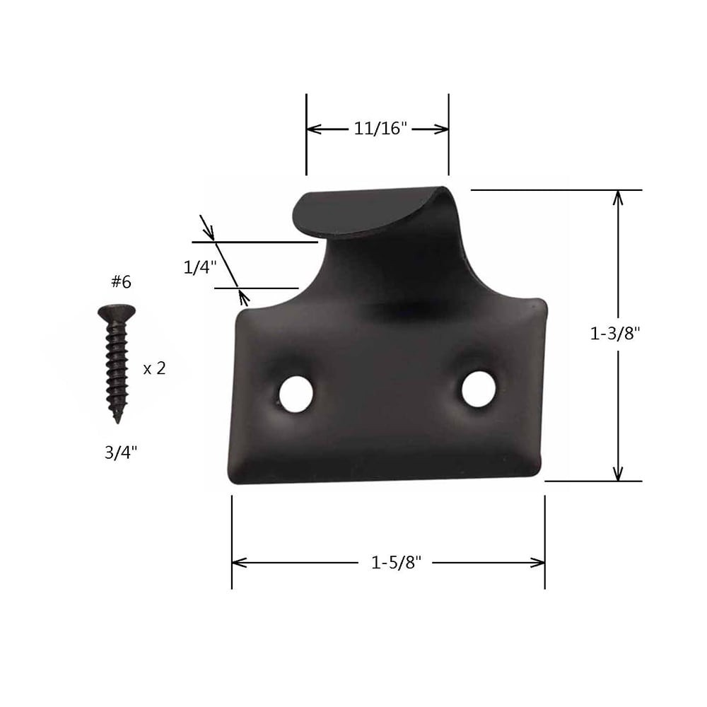 slide 3 of 4, RELIABILT 1-in Bronze Steel Sliding Window Sash Lift, 1 ct