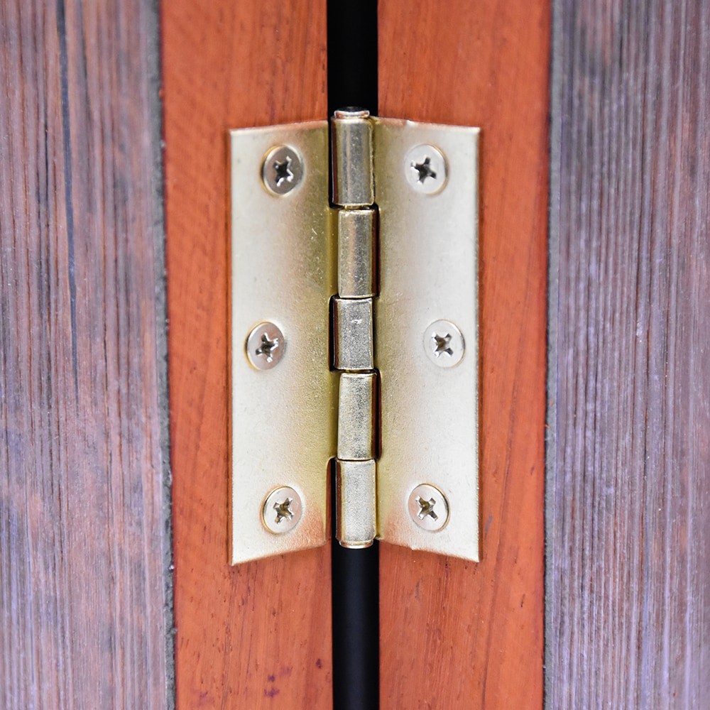 slide 4 of 6, RELIABILT 2-1/2-in H Gold Mortise Interior/Exterior Door Hinge 2 -Pack, 1 ct