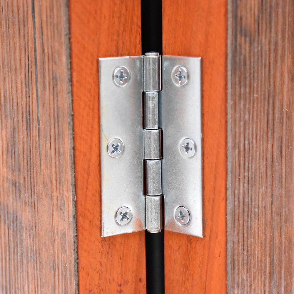 slide 4 of 6, RELIABILT 2-1/2-in H Silver Mortise Interior/Exterior Door Hinge 2 -Pack, 1 ct