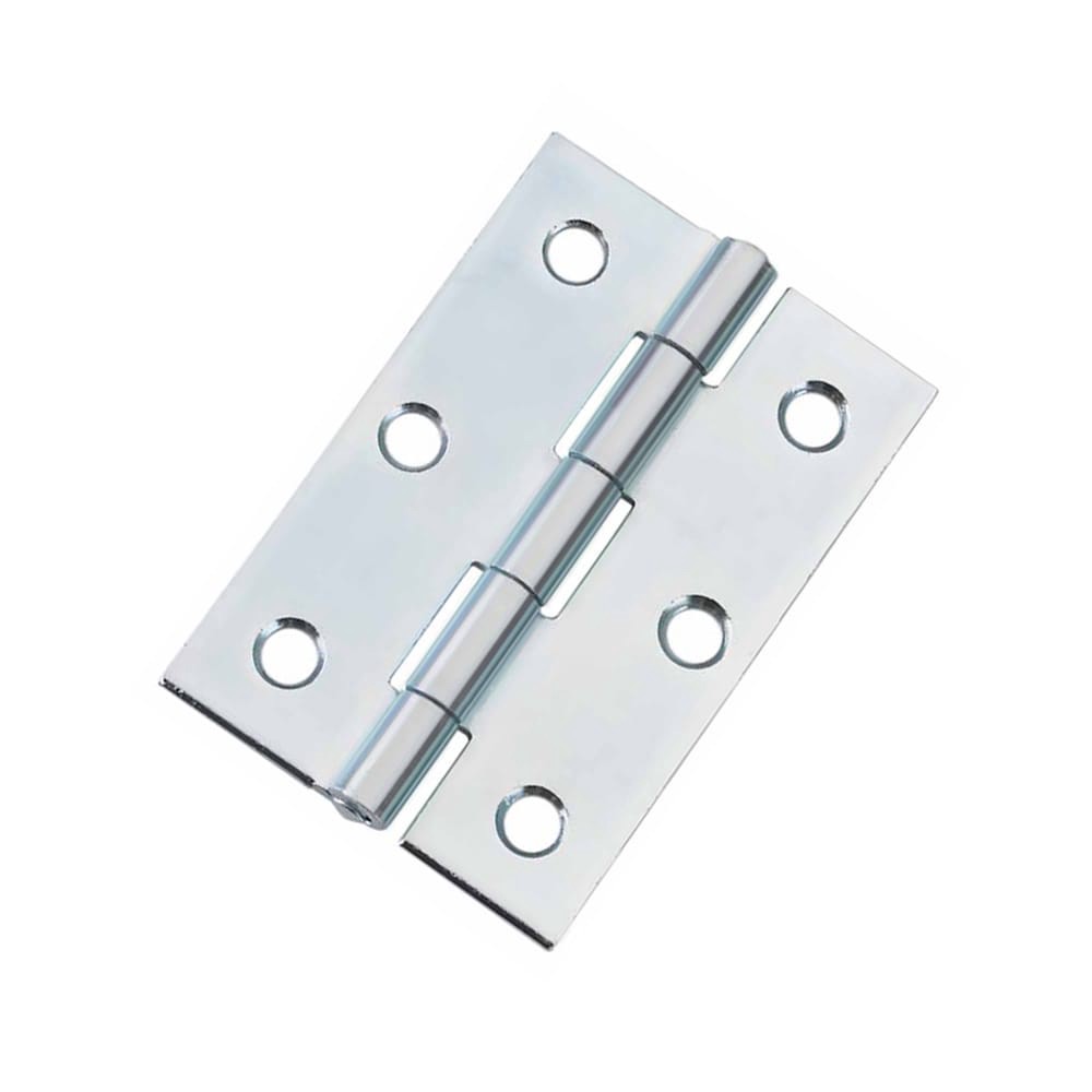 slide 6 of 6, RELIABILT 2-1/2-in H Silver Mortise Interior/Exterior Door Hinge 2 -Pack, 1 ct