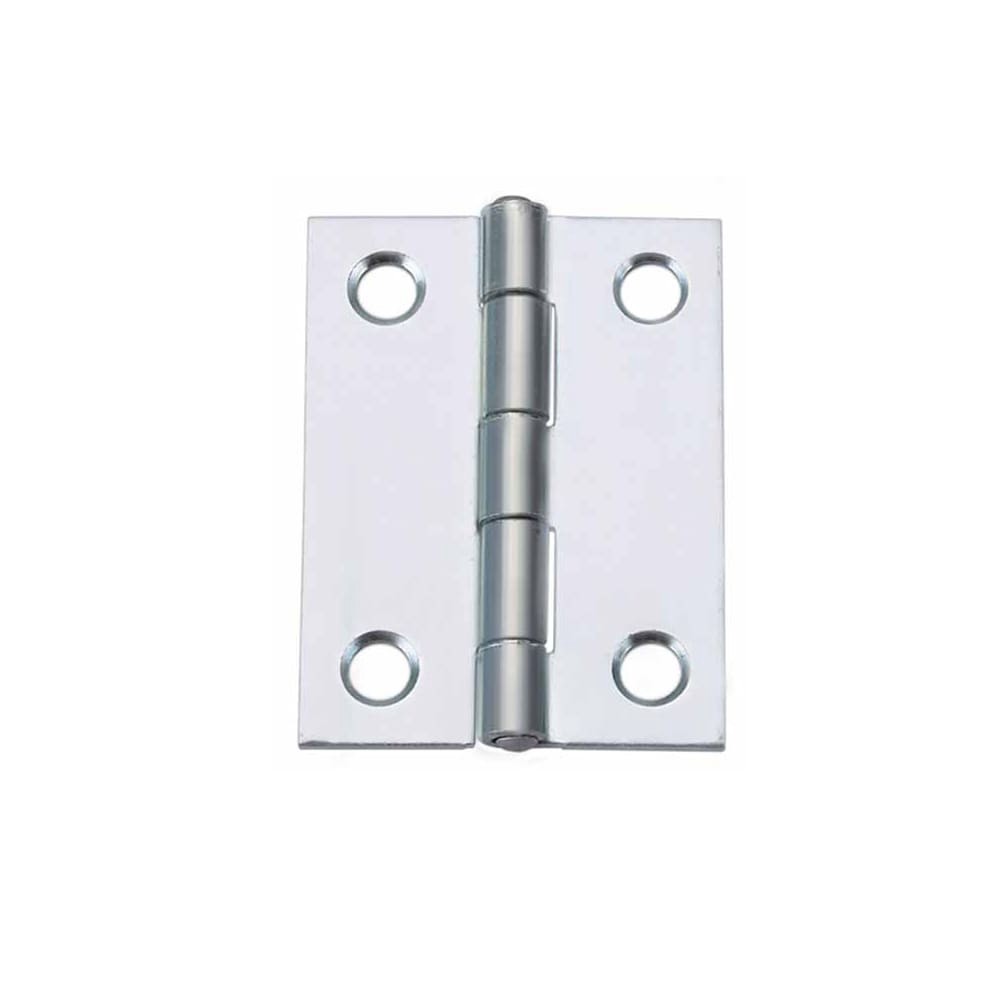 slide 5 of 6, RELIABILT 2-in H Silver Mortise Interior/Exterior Door Hinge 2 -Pack, 1 ct