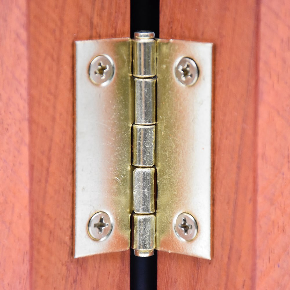 slide 4 of 6, RELIABILT 2-in H Gold Mortise Interior/Exterior Door Hinge 2 -Pack, 1 ct