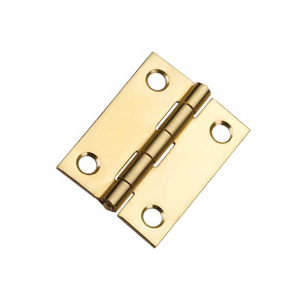 slide 6 of 6, RELIABILT 2-in H Gold Mortise Interior/Exterior Door Hinge 2 -Pack, 1 ct