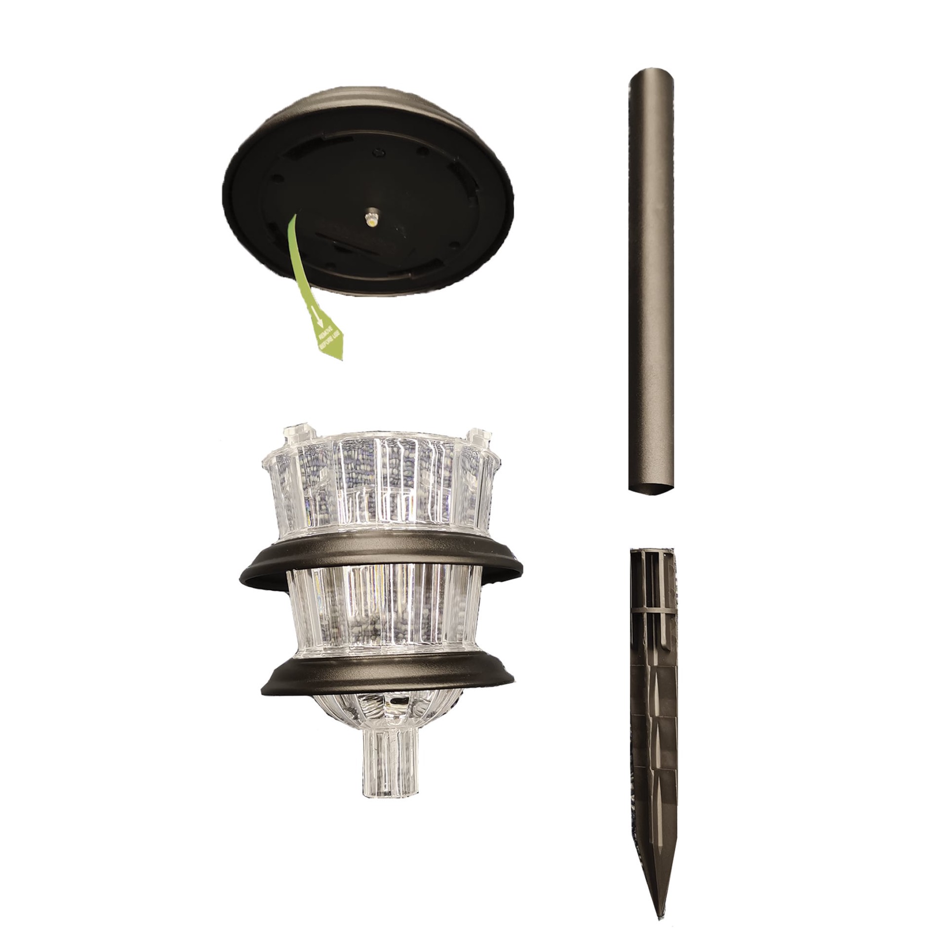 slide 6 of 6, Harbor Breeze 10 -Lumens Black Solar LED Outdoor Path Light Kit ( 3500-K ), 1 ct