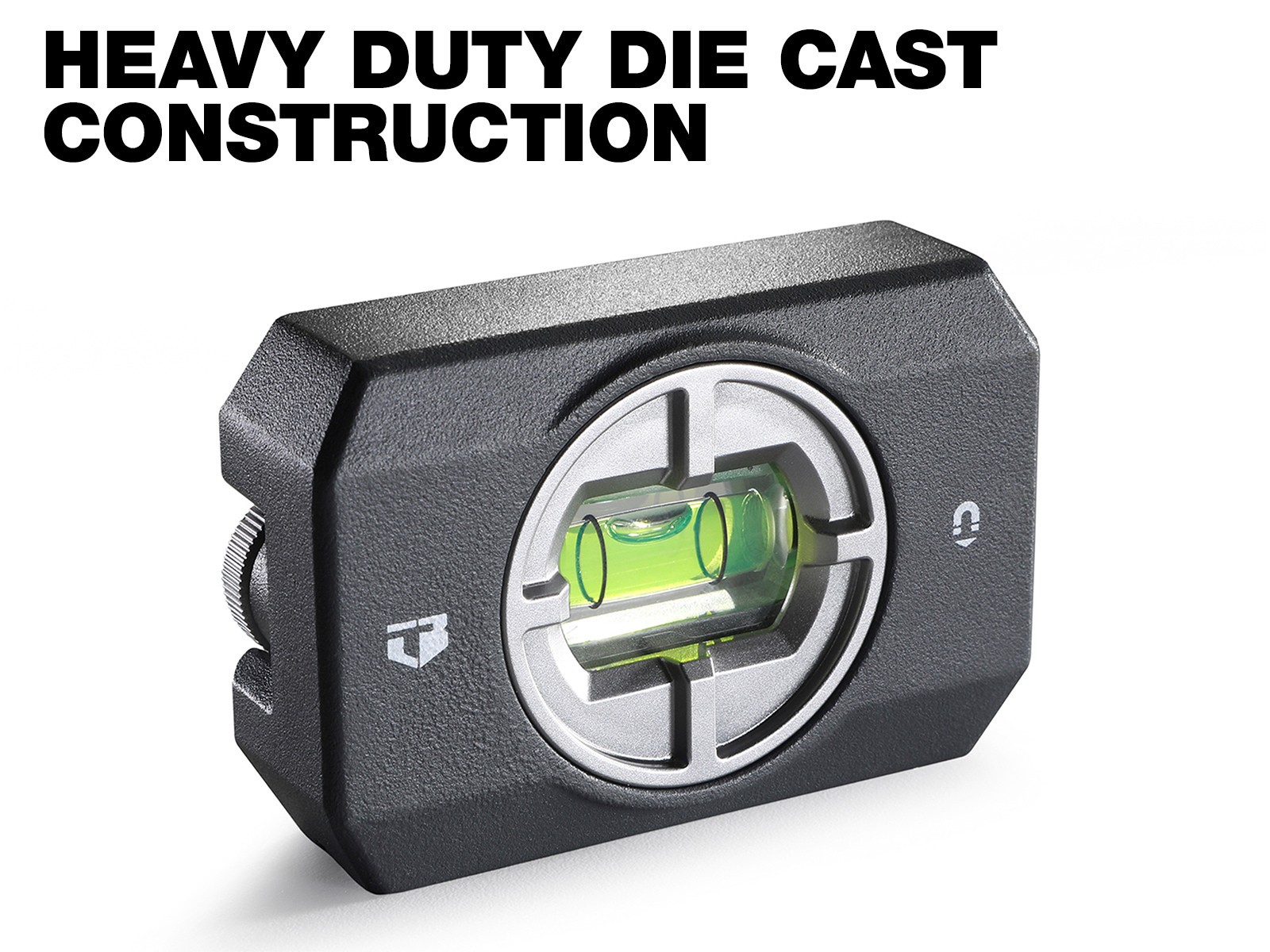 slide 4 of 6, TOUGHBUILT Aluminum 3.27-in 1 Vial Magnetic Pocket level, 1 ct