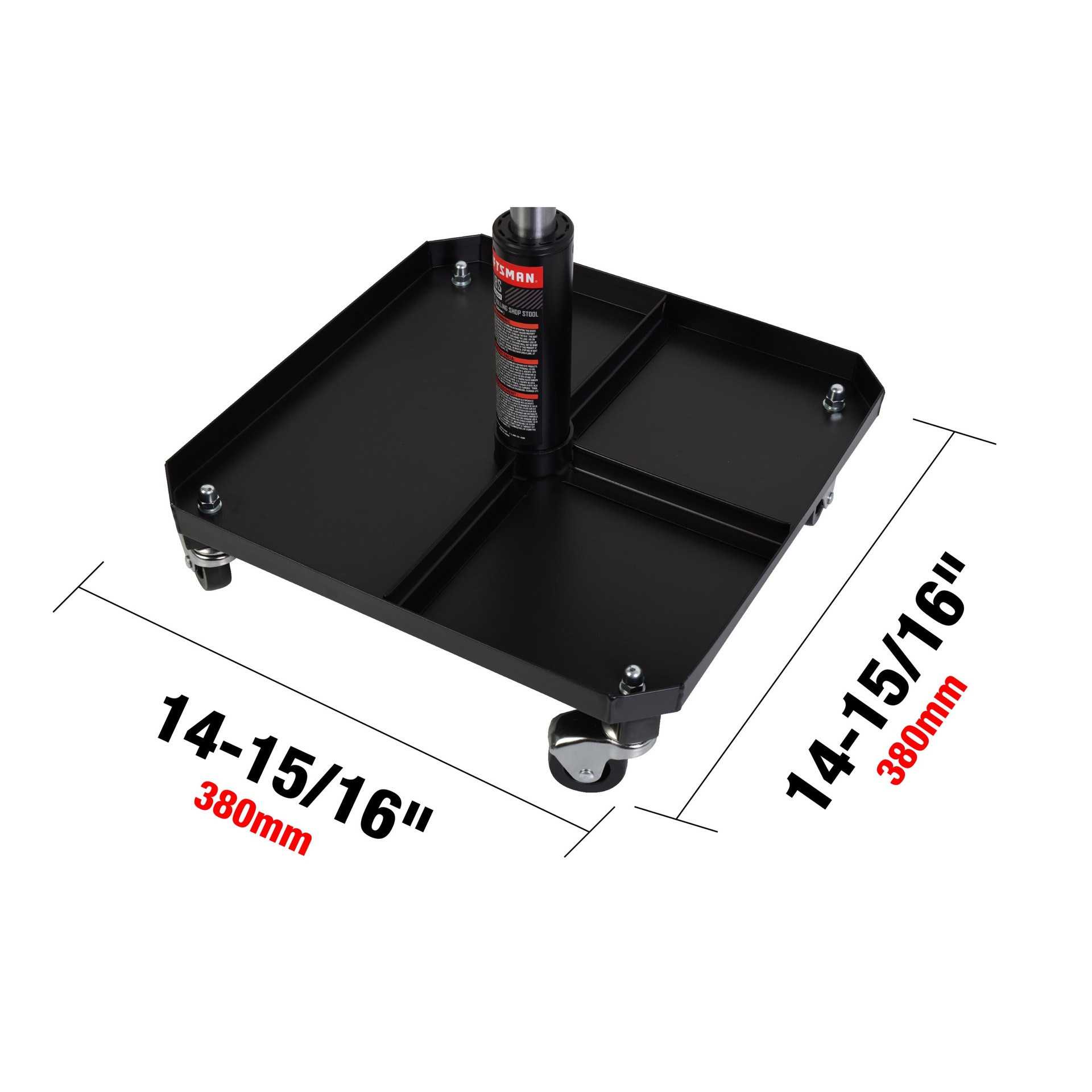 slide 6 of 6, CRAFTSMAN 16.14-in x 15.94-in Work seat, 1 ct