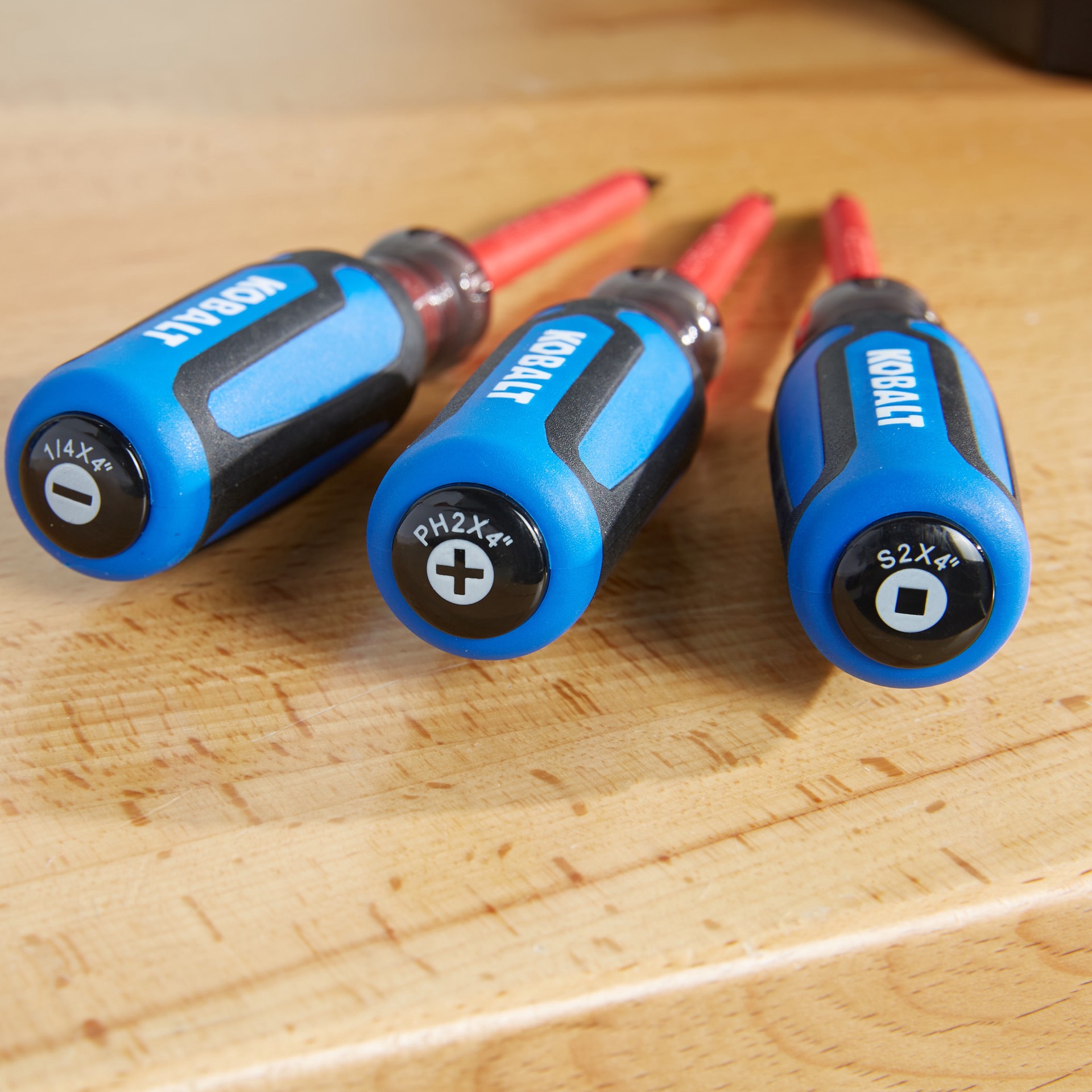 slide 4 of 6, Kobalt 3 -Piece 4-in Screwdriver Set, 1 ct