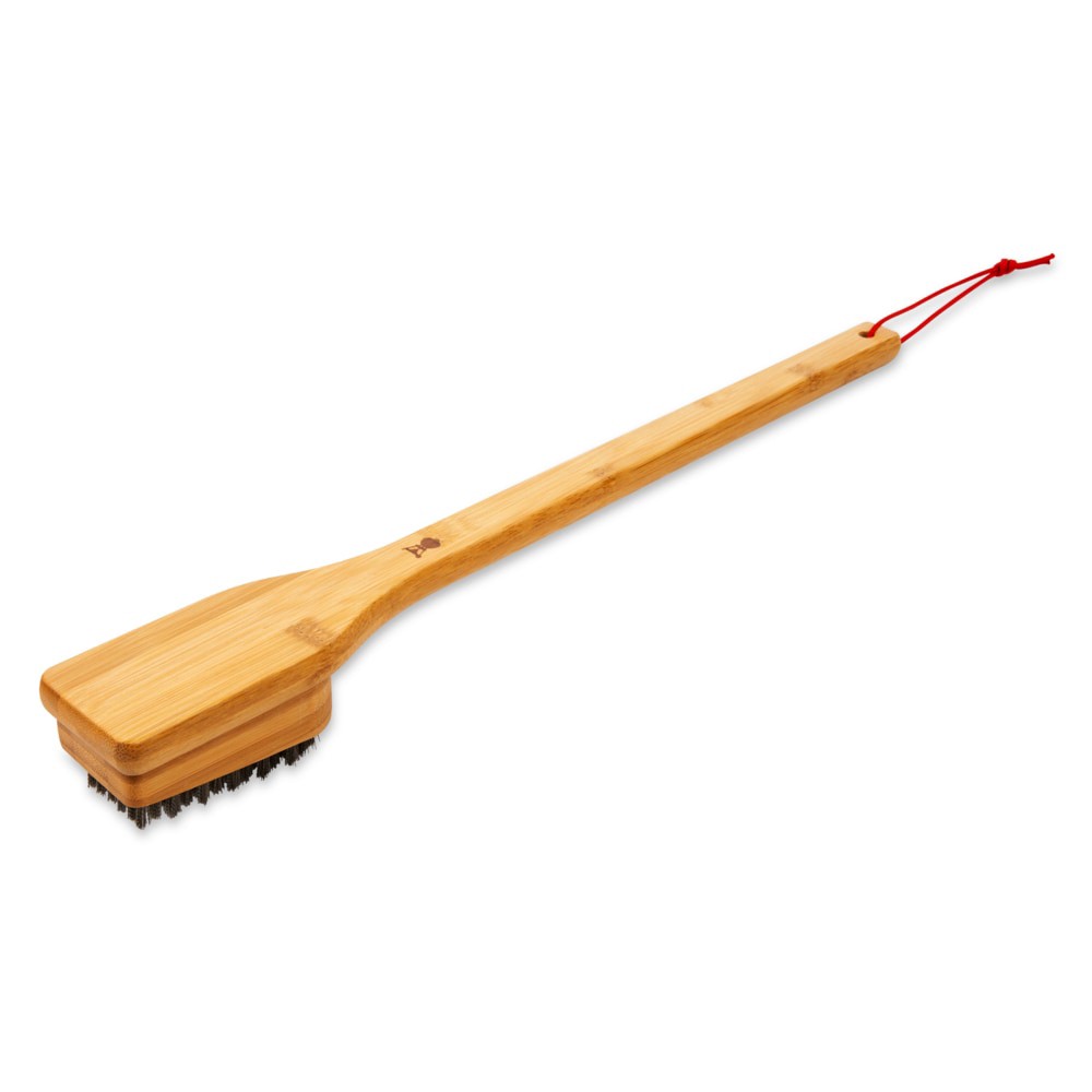 slide 2 of 6, Weber Bamboo Grill Brush 18-in Wood Handle, 1 ct