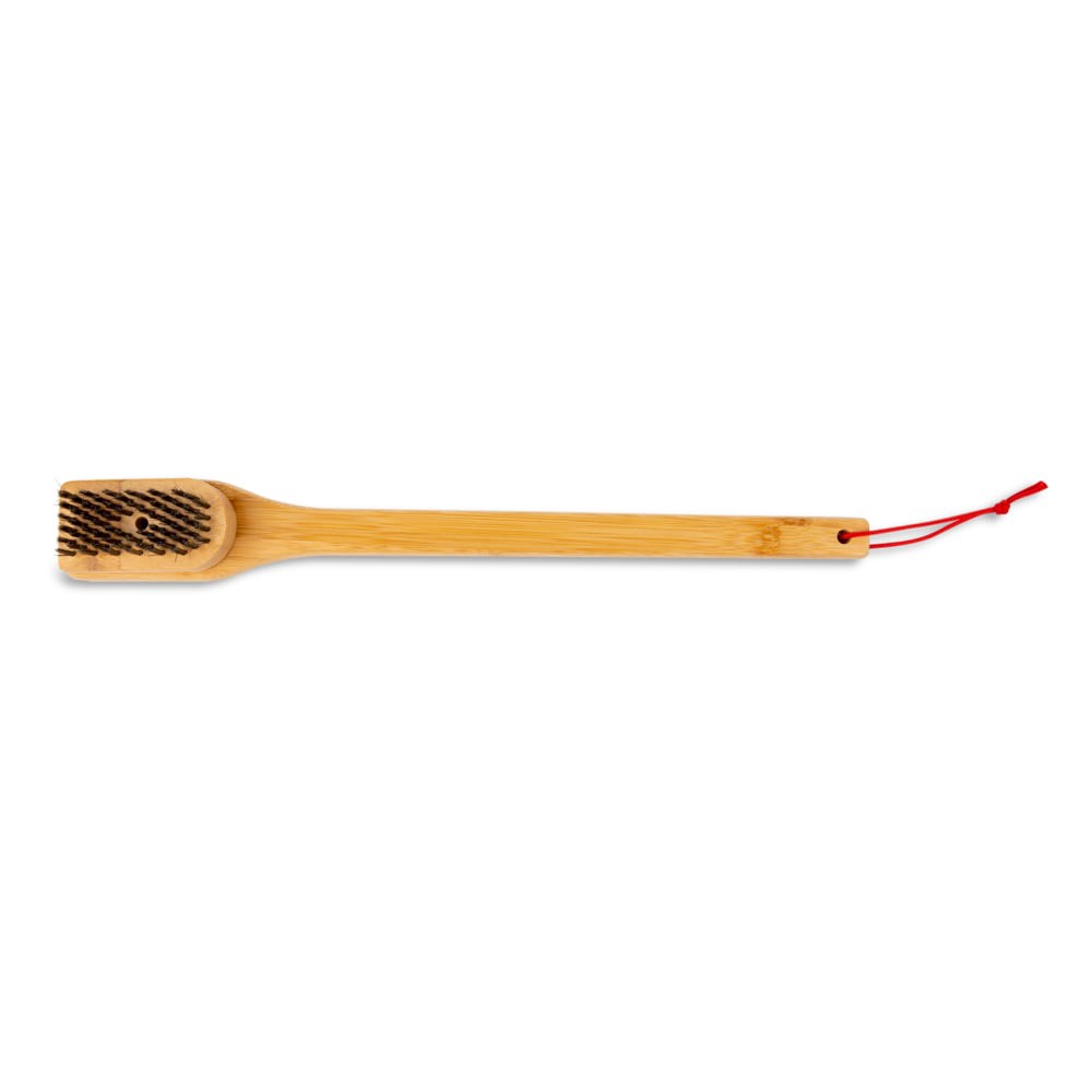 slide 3 of 6, Weber Bamboo Grill Brush 18-in Wood Handle, 1 ct