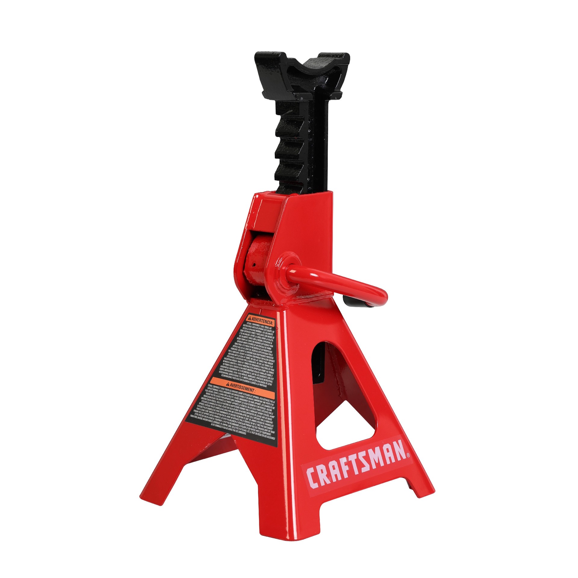 slide 2 of 6, CRAFTSMAN Black 3-Ton Steel Manual Jack stand set, 1 ct