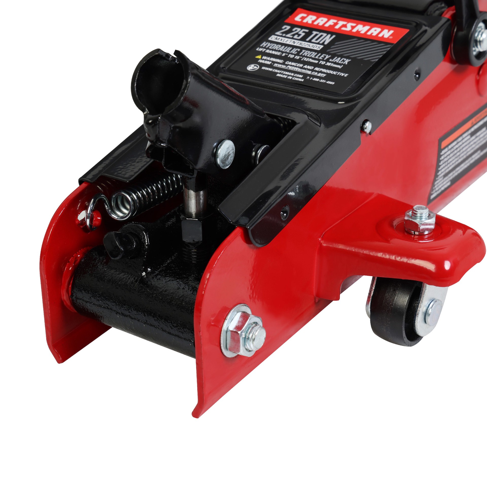slide 2 of 5, CRAFTSMAN Black 2.25-Ton Steel Hydraulic Trolley jack, 1 ct