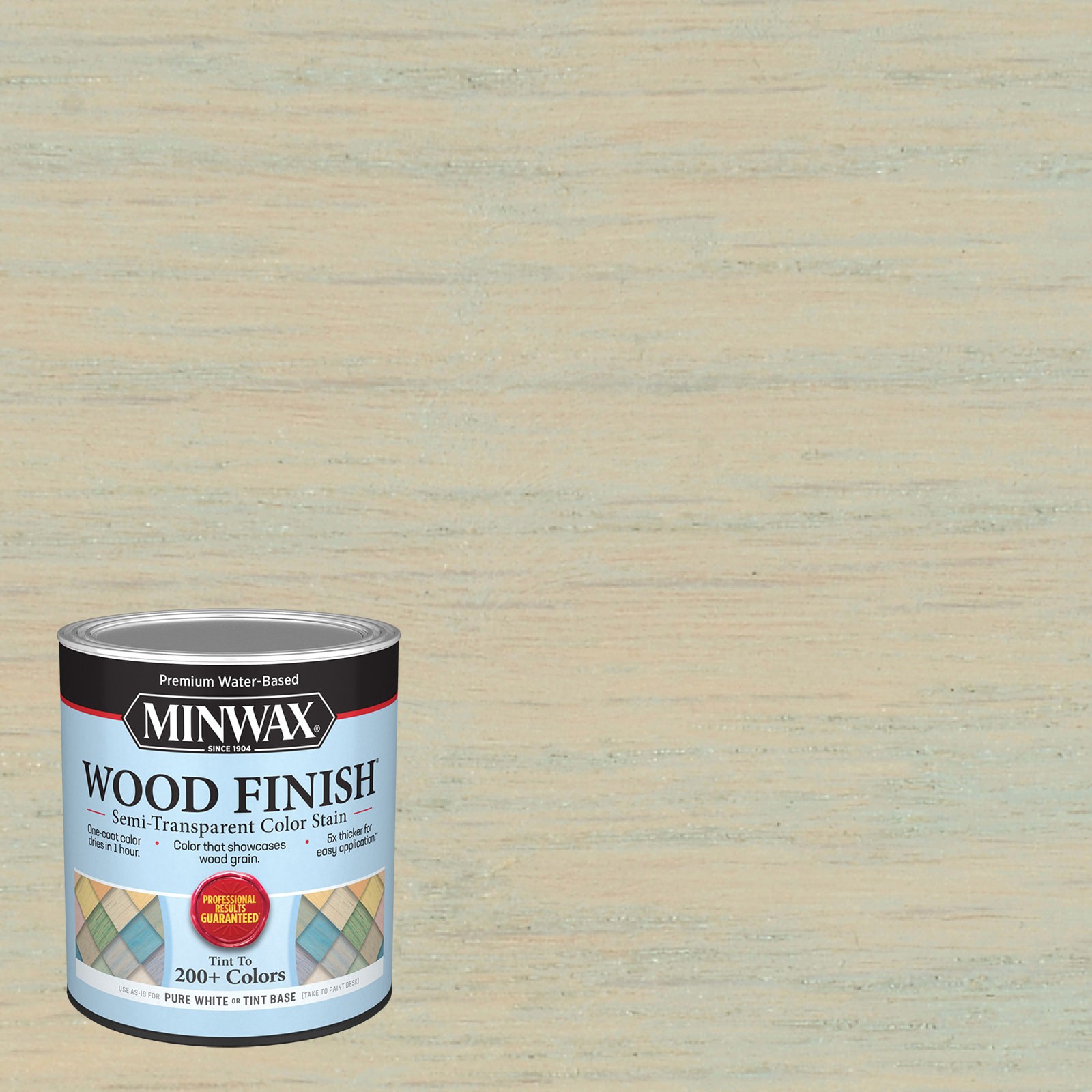 slide 1 of 6, Minwax Wood Finish Water-based Spearmint Green MW1038 Semi-transparent Interior Stain ( 1-quart ), 1 ct