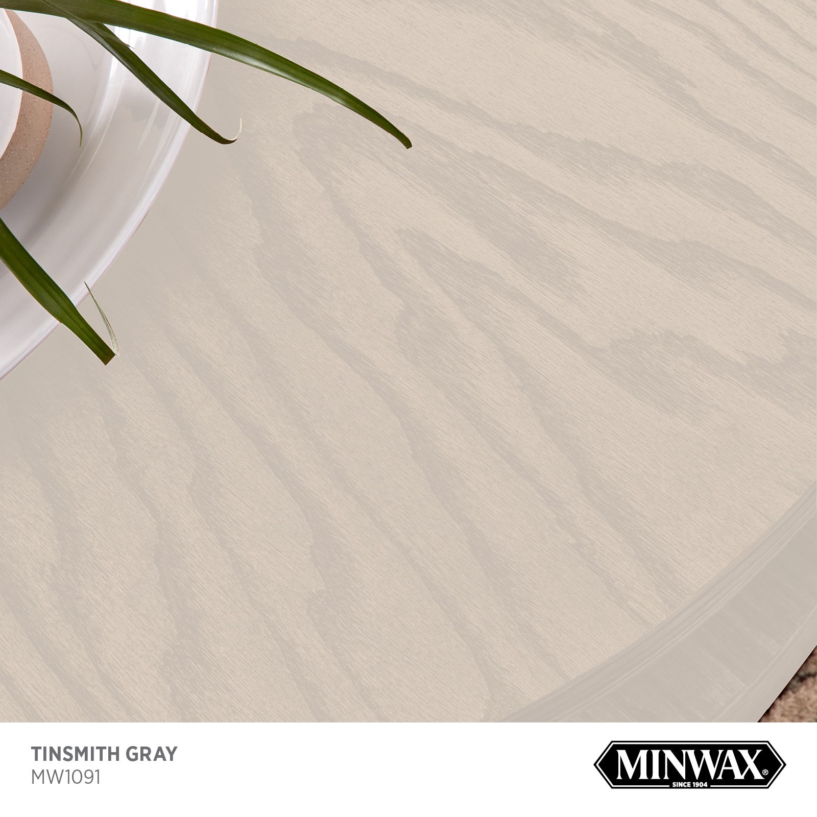 slide 2 of 6, Minwax Wood Finish Water-based Tinsmith Gray MW1091 Semi-transparent Interior Stain ( 1-quart ), 1 ct