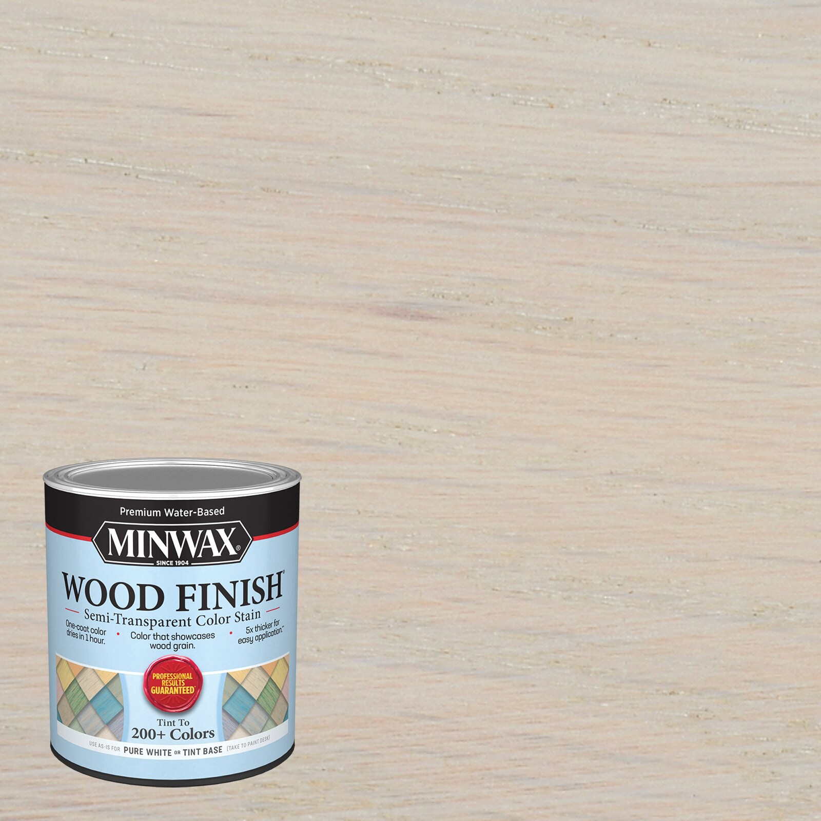 slide 1 of 6, Minwax Wood Finish Water-based Tinsmith Gray MW1091 Semi-transparent Interior Stain ( 1-quart ), 1 ct