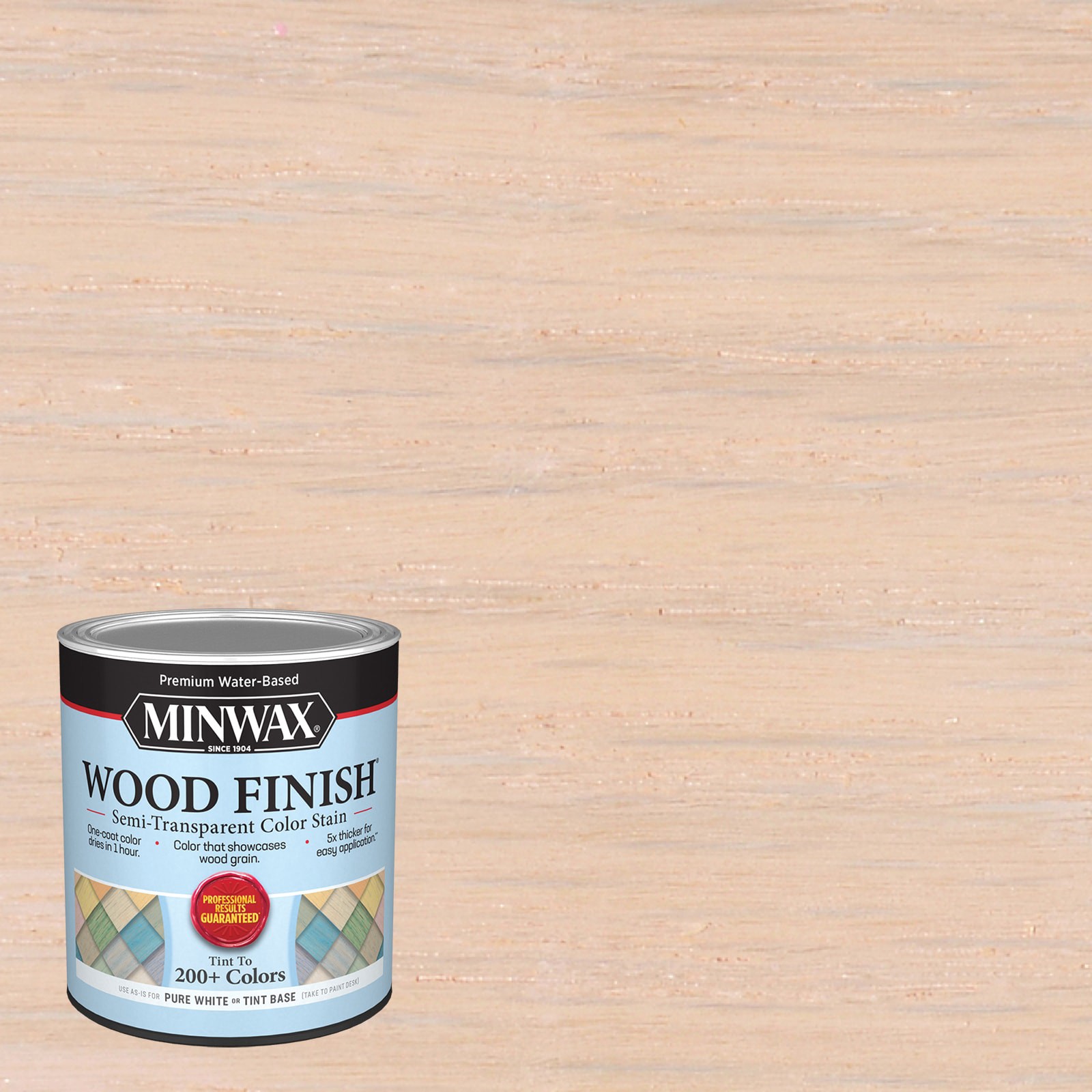 slide 1 of 6, Minwax Wood Finish Water-based Sandstone MW1097 Semi-transparent Interior Stain ( 1-quart ), 1 ct