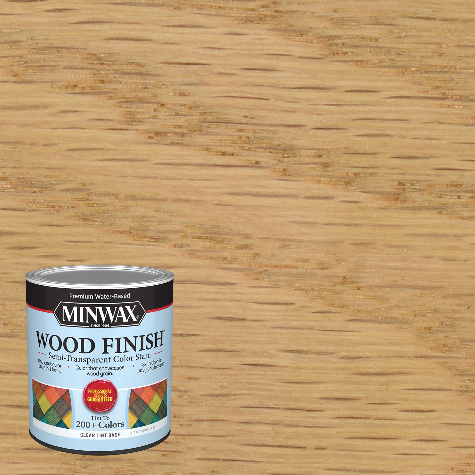 slide 1 of 6, Minwax Wood Finish Water-based Wheat Grass MW1001 Semi-transparent Interior Stain ( 1-quart ), 1 ct