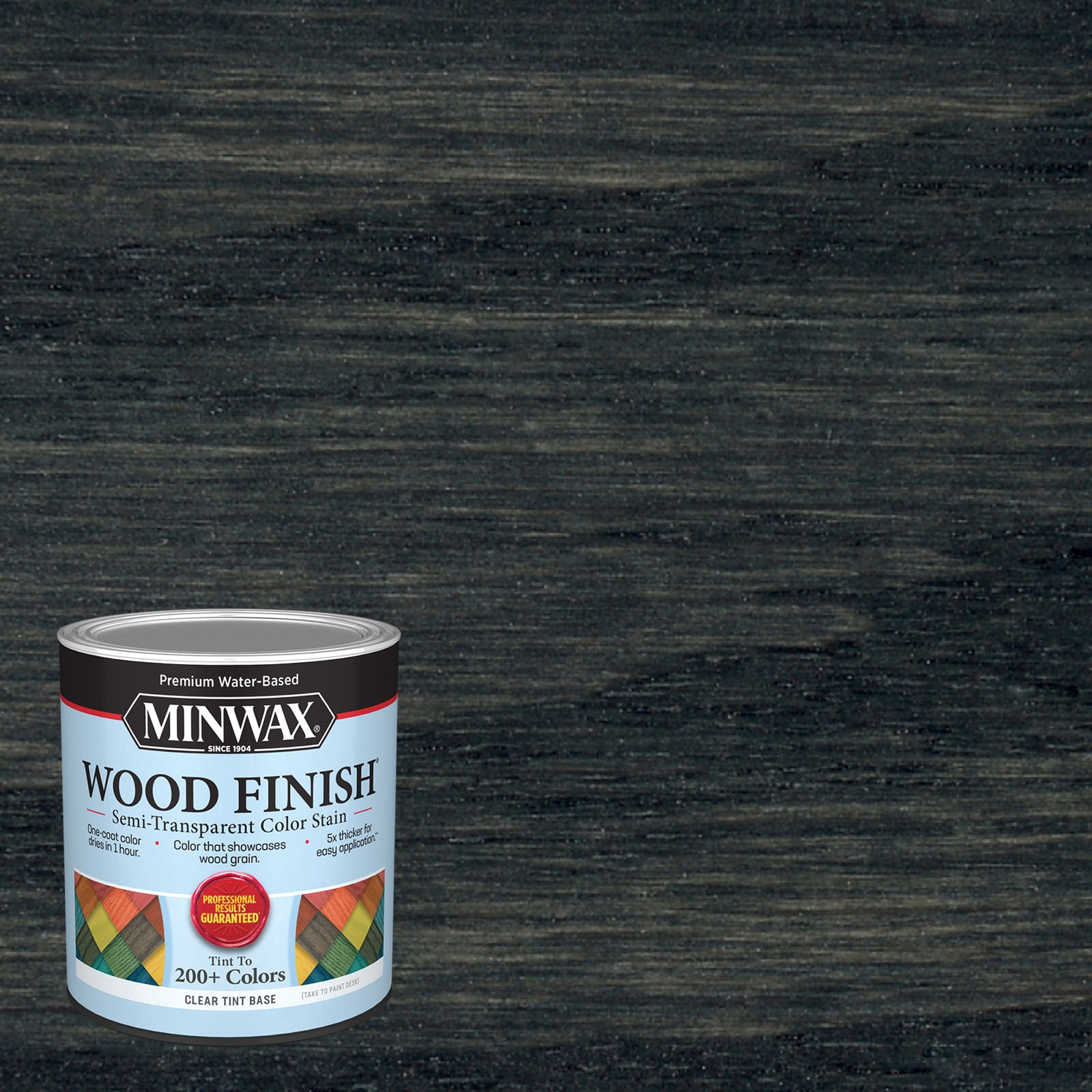 slide 1 of 6, Minwax Wood Finish Water-based Nightwatch Green MW1030 Semi-transparent Interior Stain ( 1-quart ), 1 ct