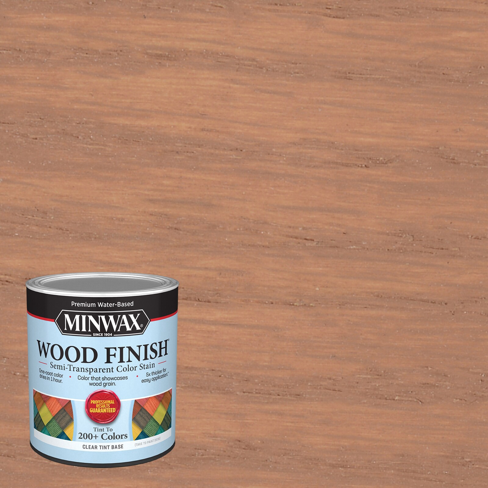 slide 1 of 6, Minwax Wood Finish Water-based Desert Sand MW1100 Semi-transparent Interior Stain ( 1-quart ), 1 ct