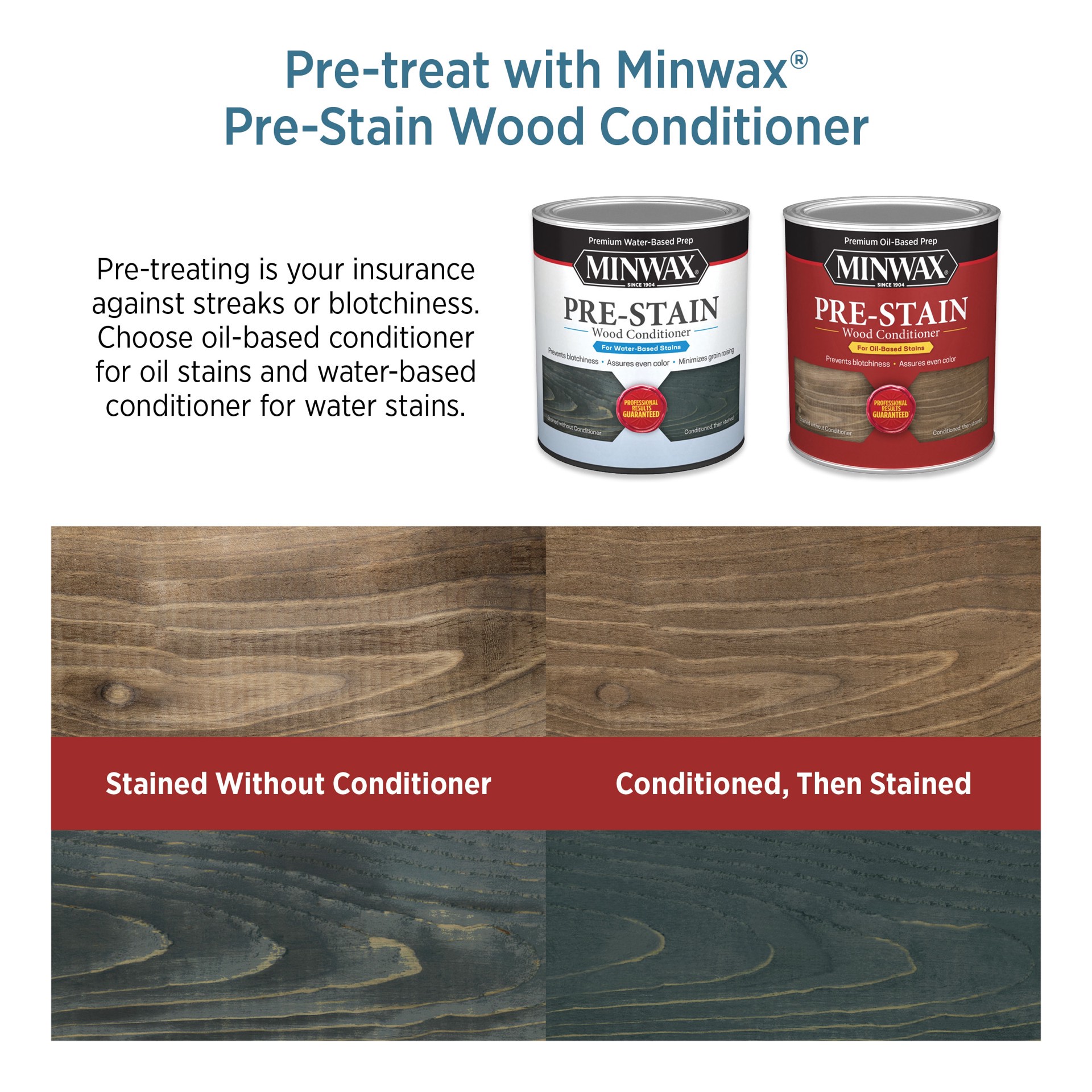 slide 4 of 6, Minwax Wood Finish Water-based Simple Pine MW1102 Semi-transparent Interior Stain ( 1-quart ), 1 ct