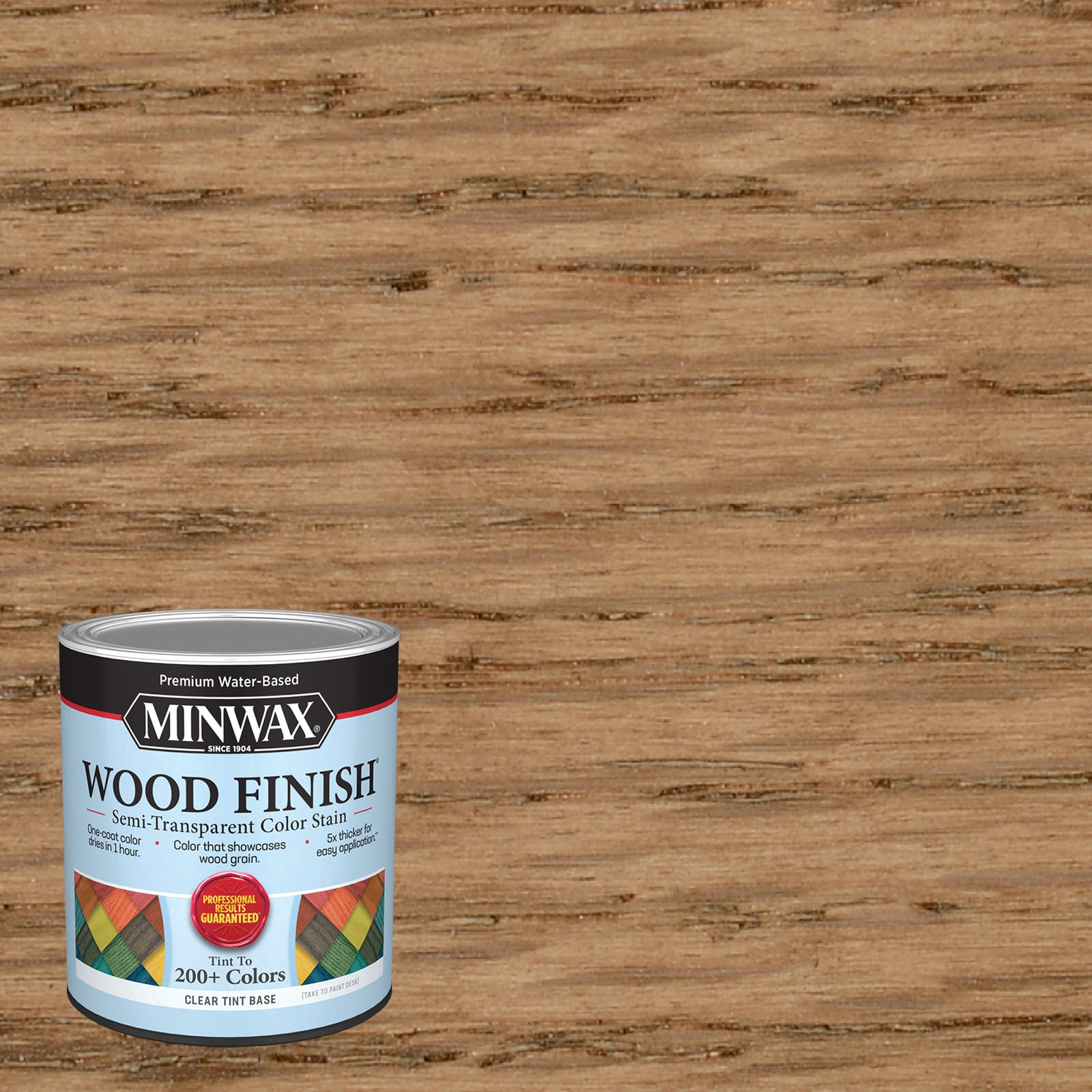 slide 1 of 6, Minwax Wood Finish Water-based Simple Pine MW1102 Semi-transparent Interior Stain ( 1-quart ), 1 ct