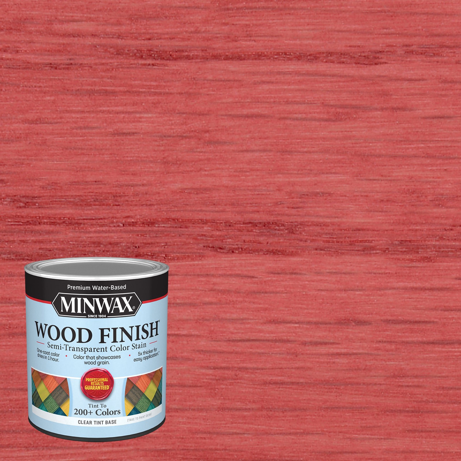 slide 1 of 6, Minwax Wood Finish Water-based Coral MW1148 Semi-transparent Interior Stain ( 1-quart ), 1 ct