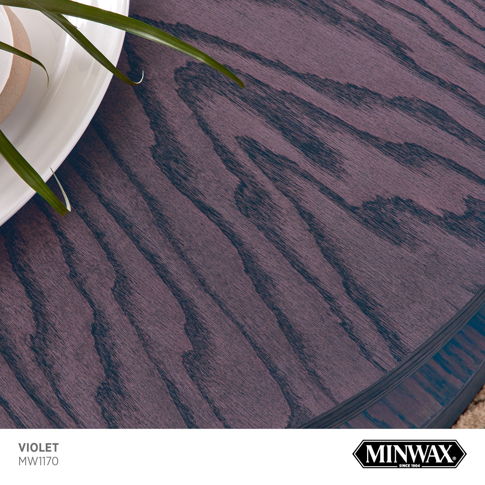 slide 2 of 6, Minwax Wood Finish Water-based Violet MW1170 Semi-transparent Interior Stain ( 1-quart ), 1 ct