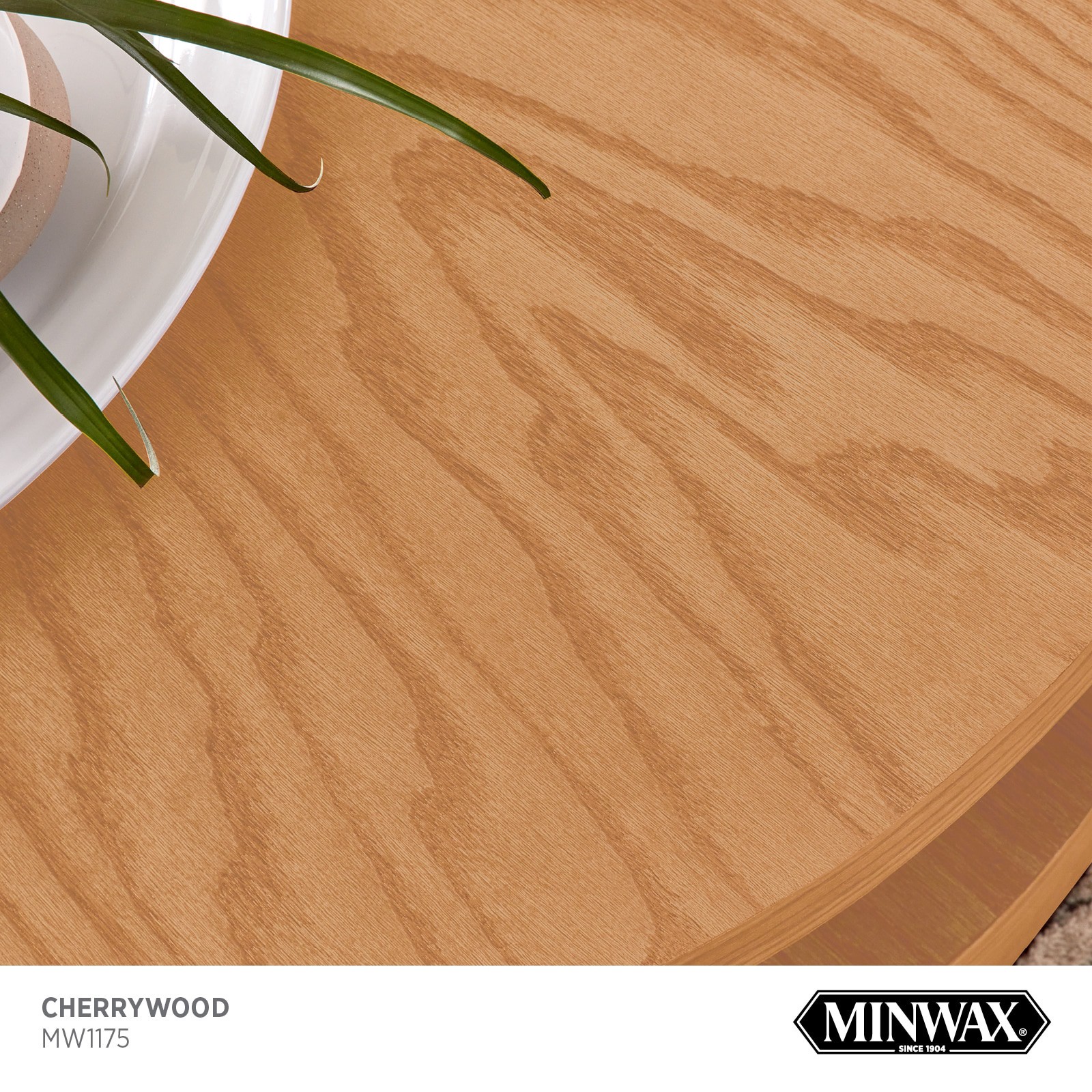 slide 2 of 6, Minwax Wood Finish Water-based Cherrywood MW1175 Semi-transparent Interior Stain ( 1-quart ), 1 ct