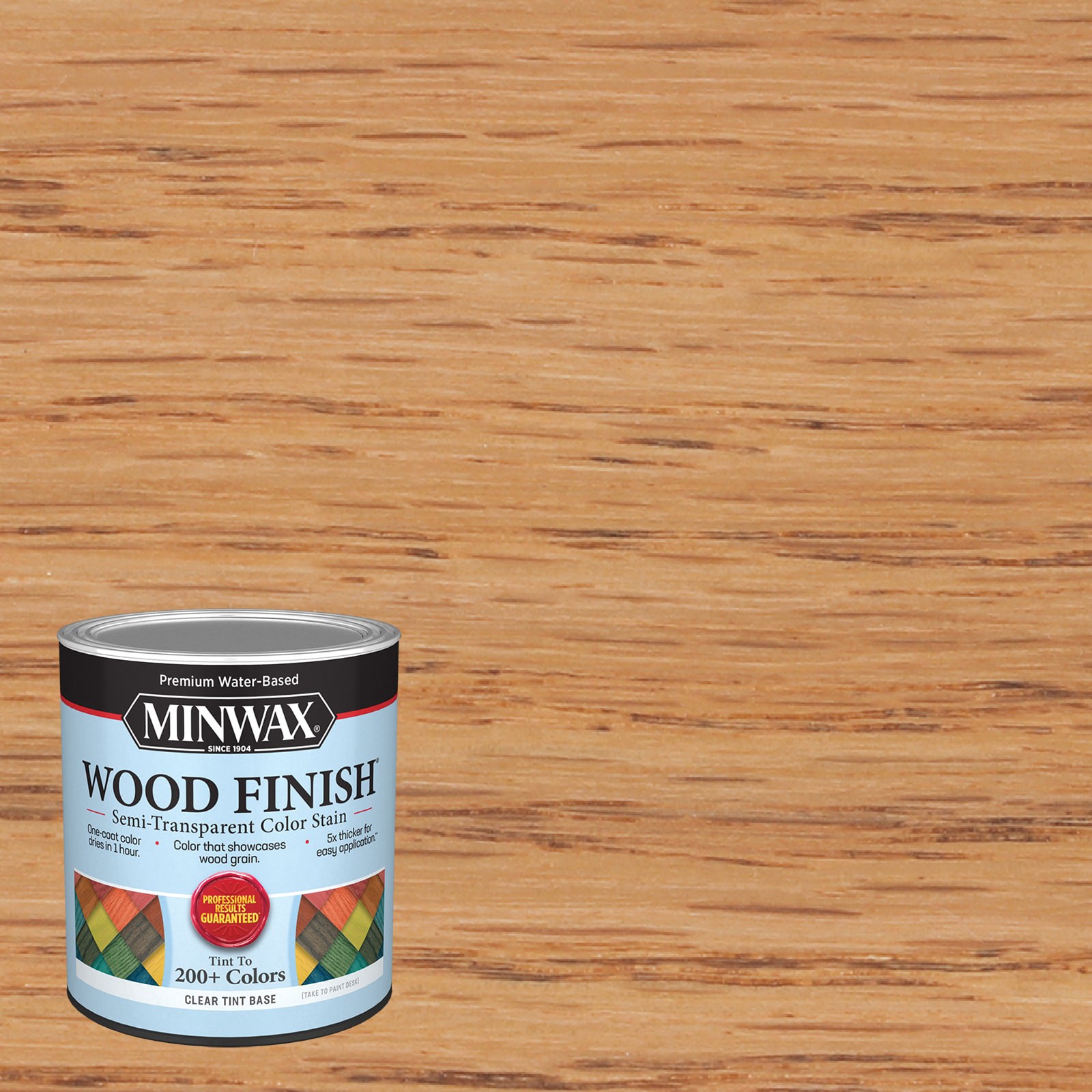 slide 1 of 6, Minwax Wood Finish Water-based Cherrywood MW1175 Semi-transparent Interior Stain ( 1-quart ), 1 ct
