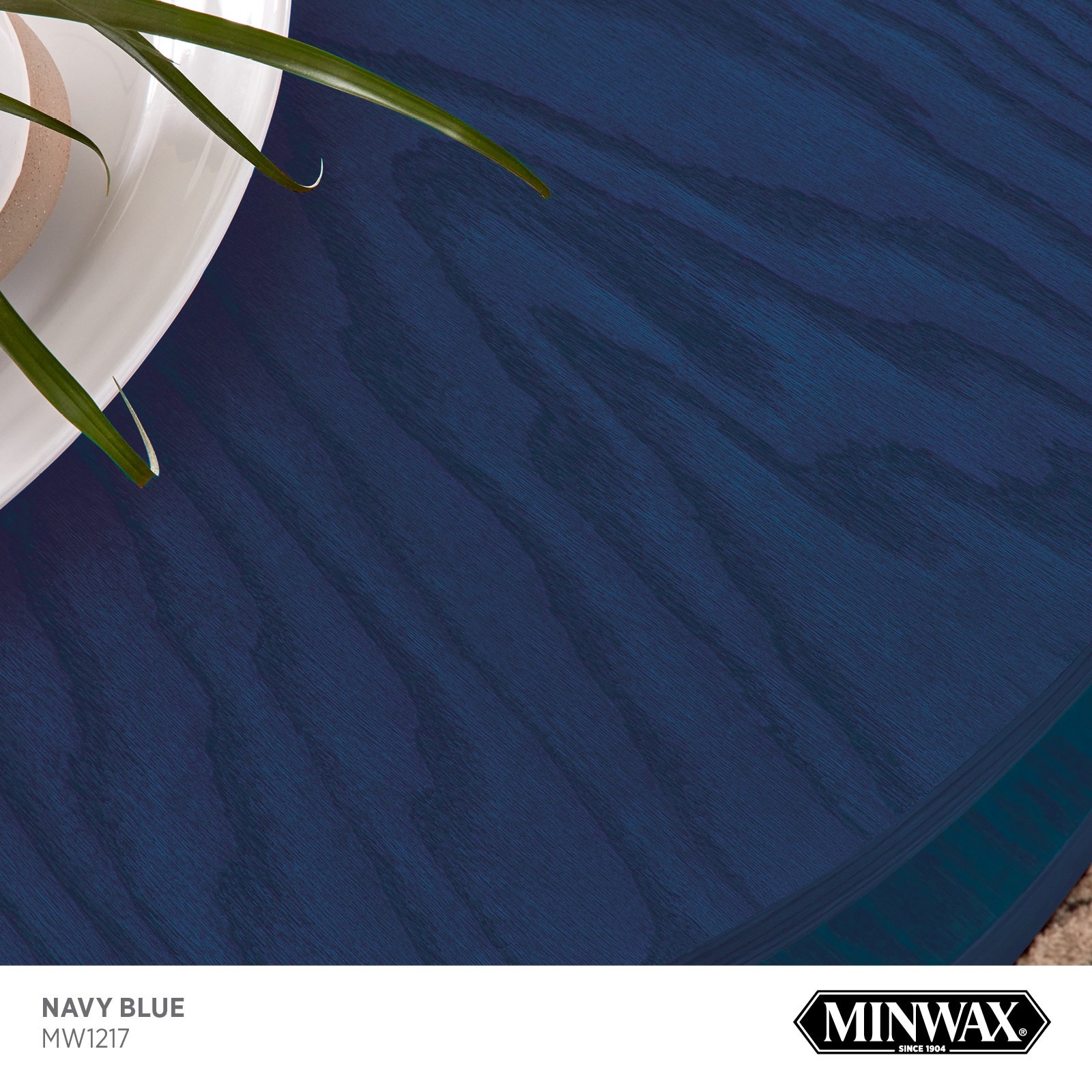 slide 2 of 6, Minwax Wood Finish Water-based Navy Blue MW1217 Semi-transparent Interior Stain ( 1-quart ), 1 ct
