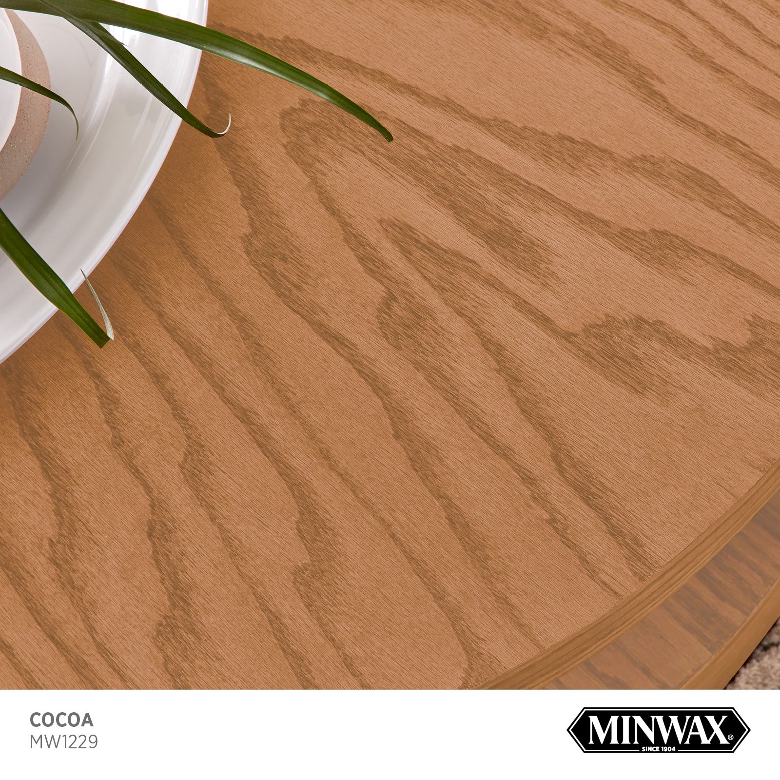 slide 2 of 6, Minwax Wood Finish Water-based Cocoa MW1229 Semi-transparent Interior Stain ( 1-quart ), 1 ct