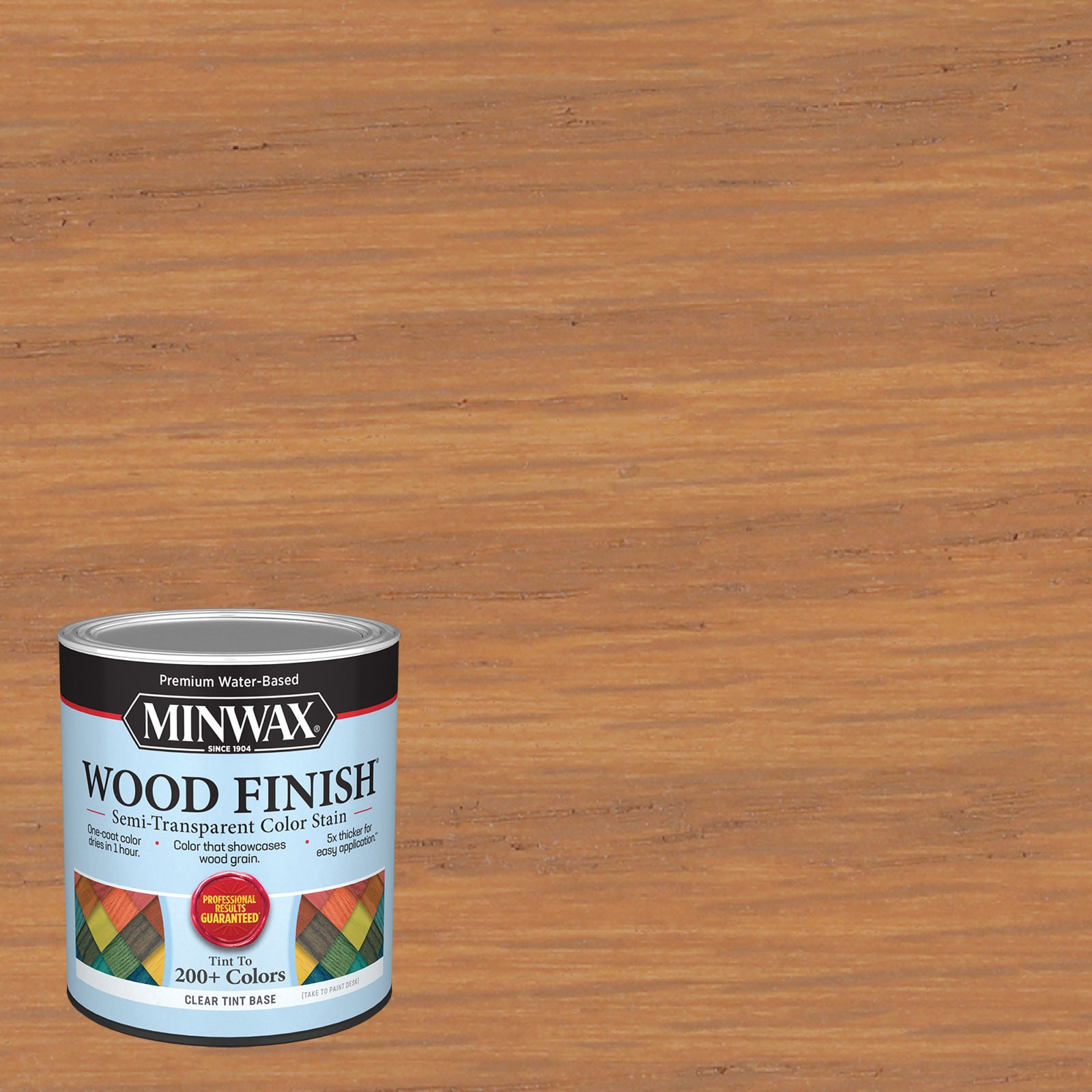 slide 1 of 6, Minwax Wood Finish Water-based Cocoa MW1229 Semi-transparent Interior Stain ( 1-quart ), 1 ct