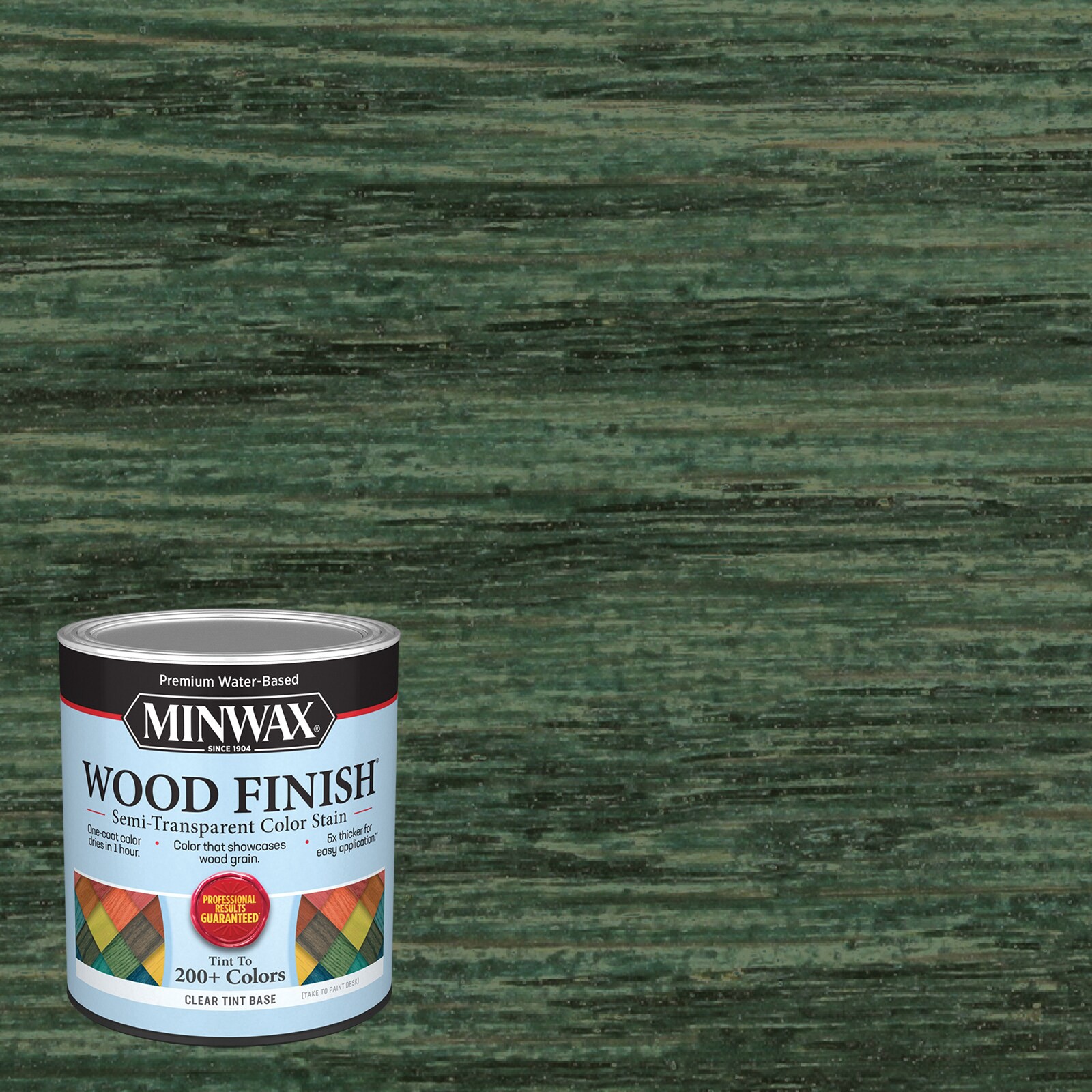 slide 1 of 6, Minwax Wood Finish Water-based Verdigris MW1239 Semi-transparent Interior Stain ( 1-quart ), 1 ct