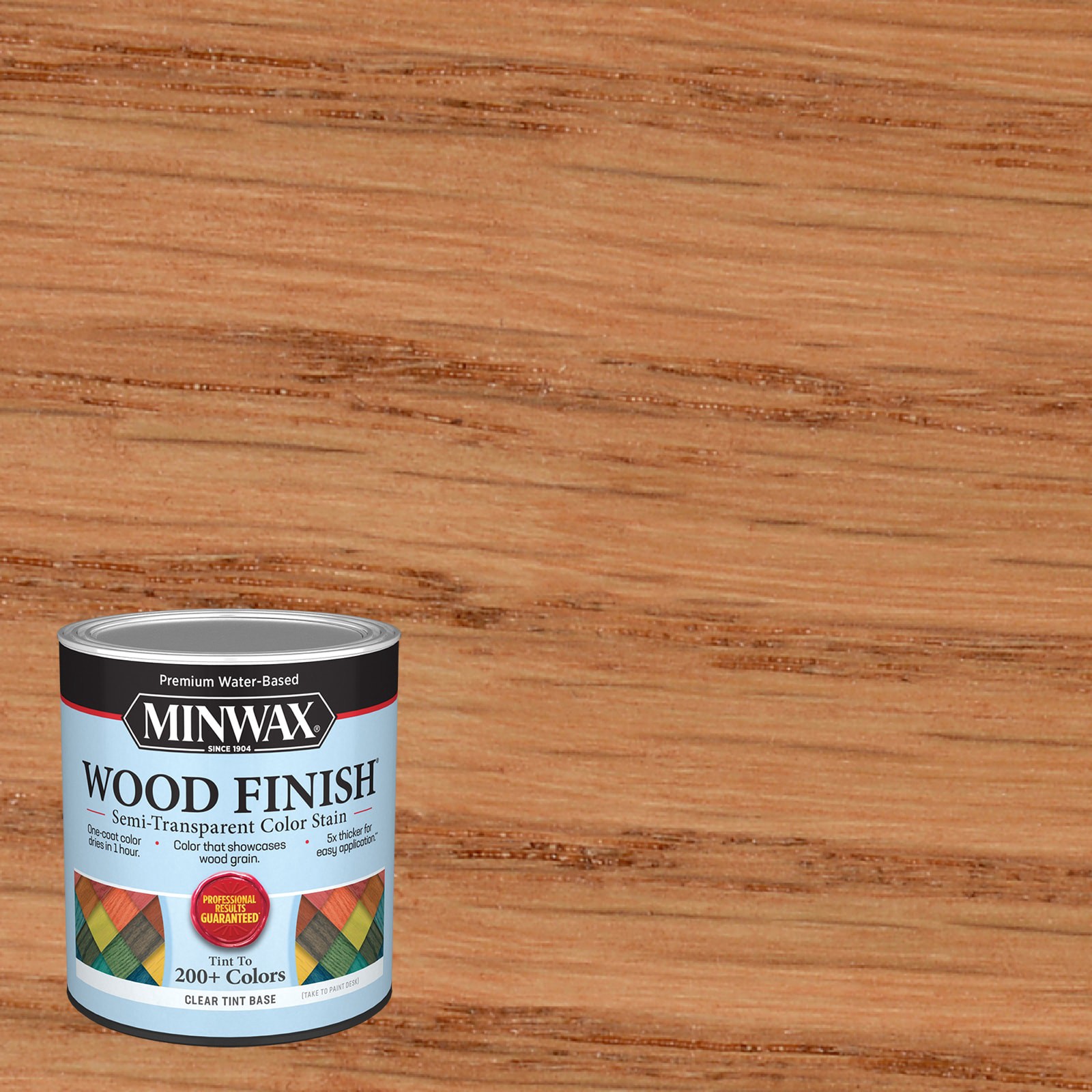 slide 1 of 6, Minwax Wood Finish Water-based Colonial Maple MW223 Semi-transparent Interior Stain ( 1-quart ), 1 ct