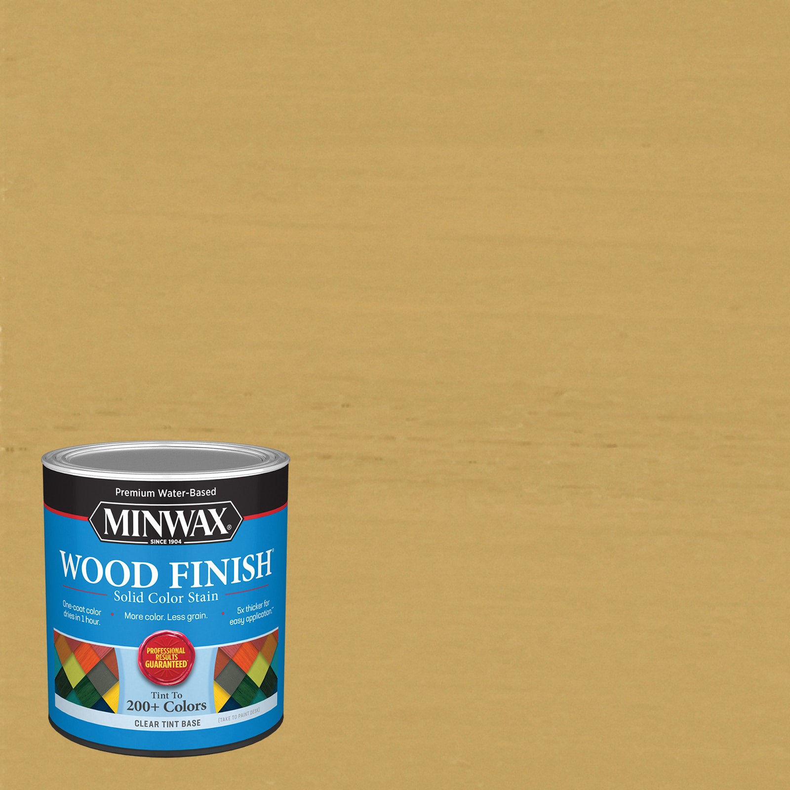 slide 1 of 6, Minwax Wood Finish Water-based Wheat Grass MW1001 Solid Interior Stain ( 1-quart ), 1 ct