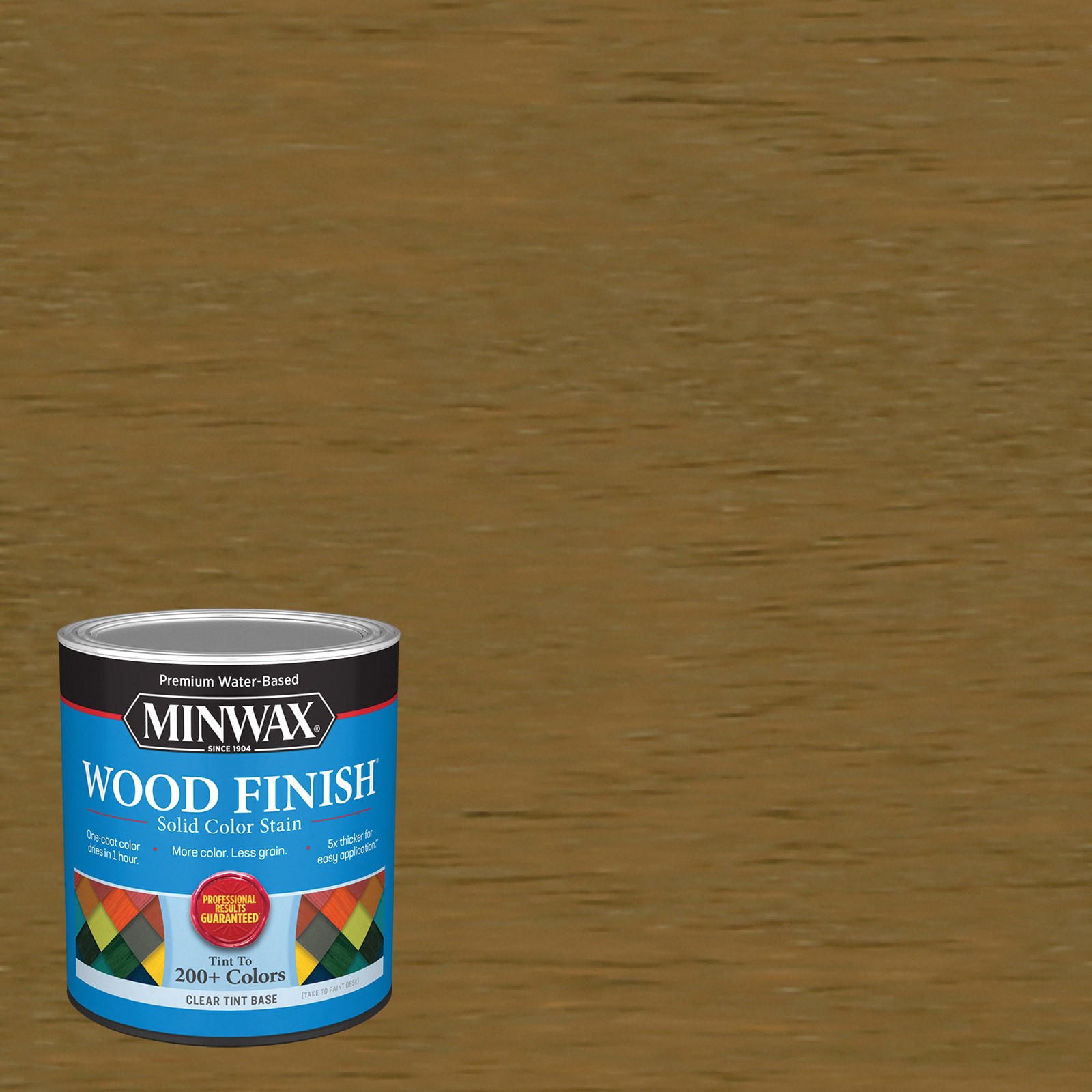 slide 1 of 6, Minwax Wood Finish Water-based Homestead MW1003 Solid Interior Stain ( 1-quart ), 1 ct