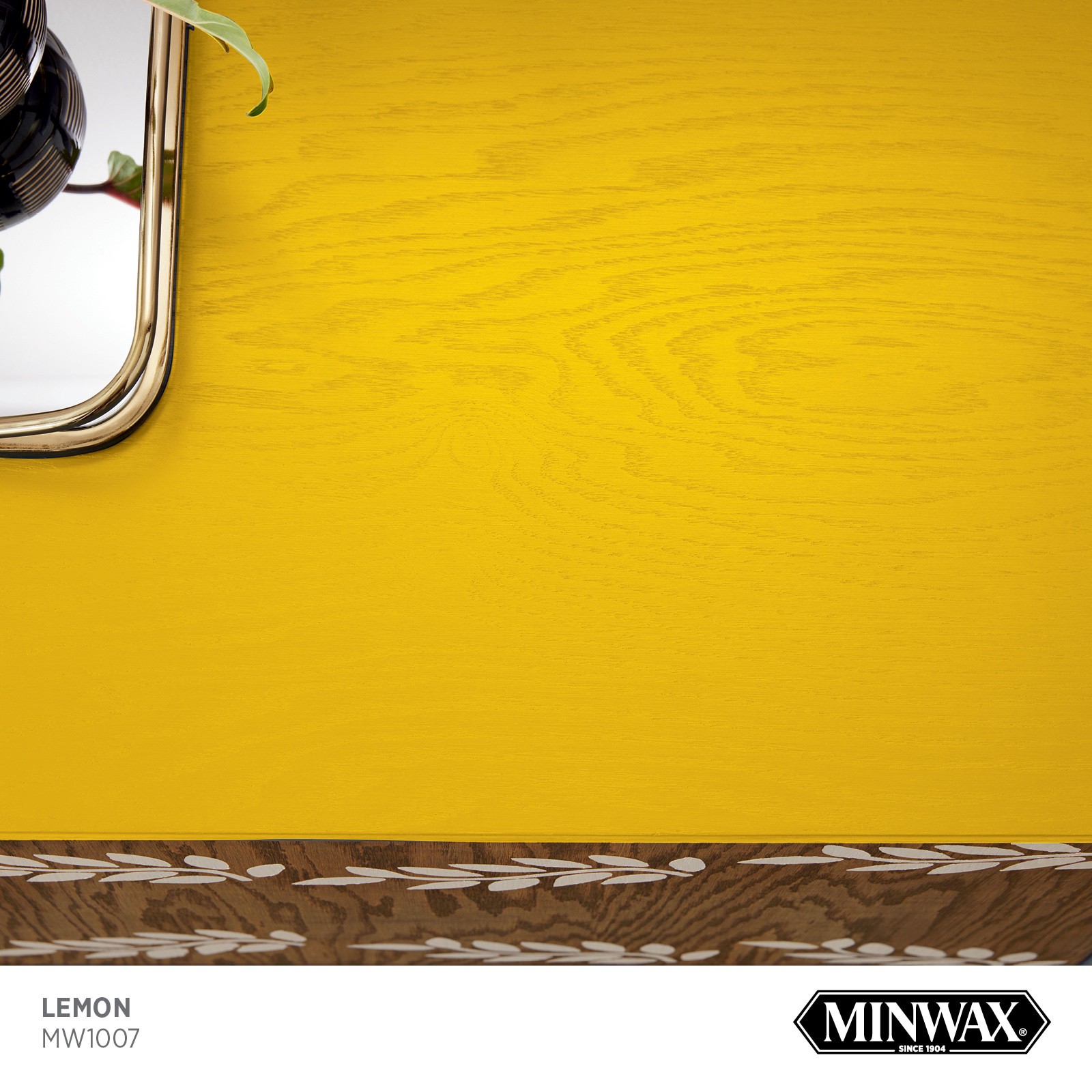slide 2 of 6, Minwax Wood Finish Water-based Lemon MW1007 Solid Interior Stain ( 1-quart ), 1 ct